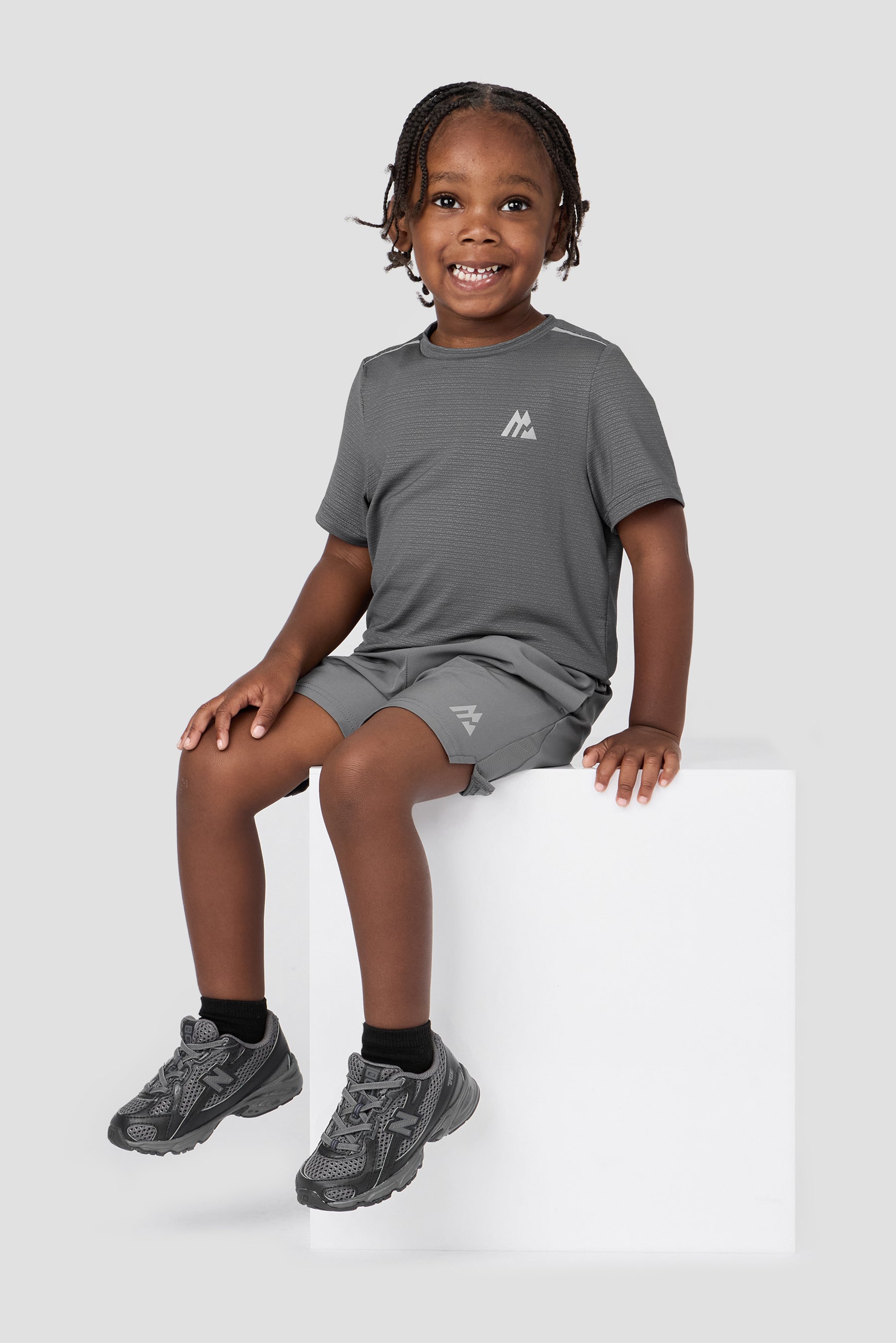 Infant Boys Blaze T-Shirt - Cement Grey