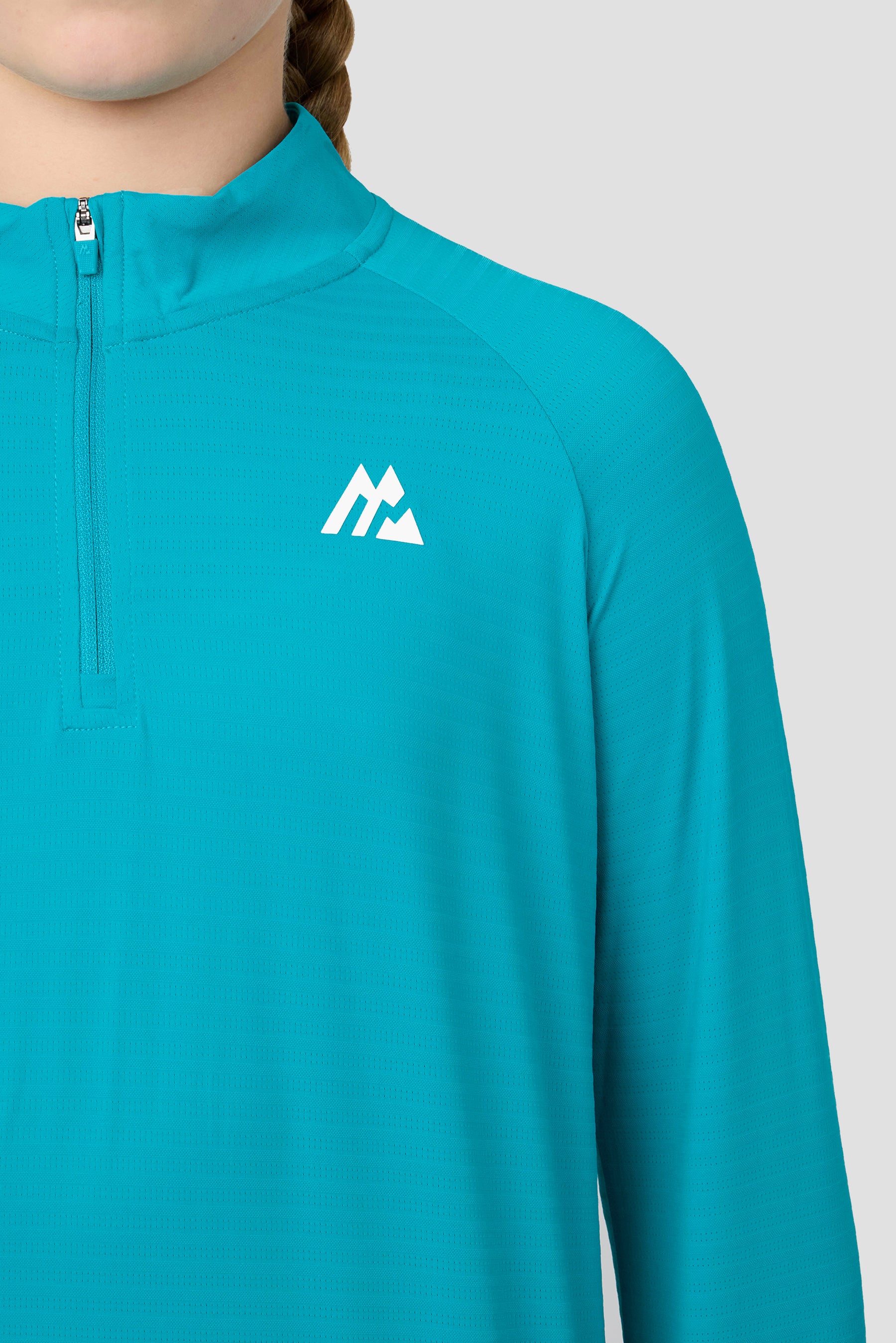 Girls Energy 1/4 Zip - Pacific