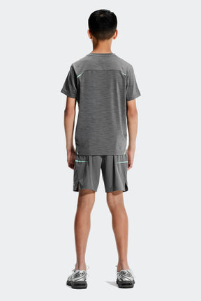 Boys Ignite Short - Cement Grey/Duck Egg