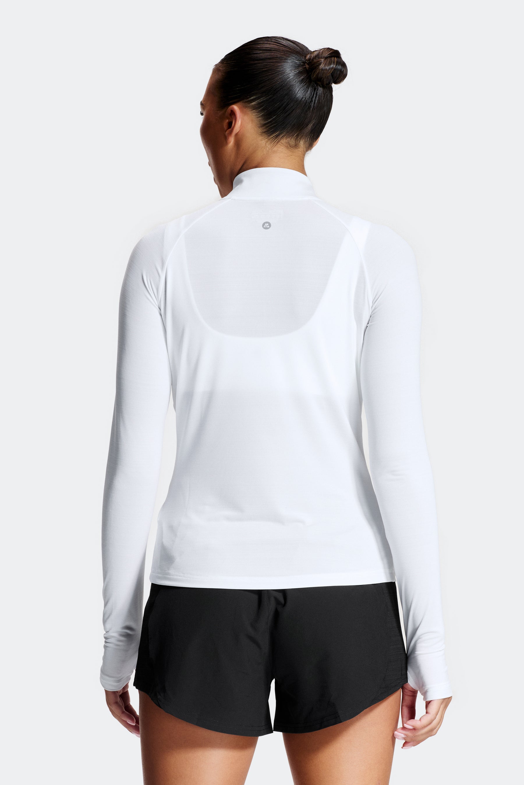 Breathe 1/4 Zip - White