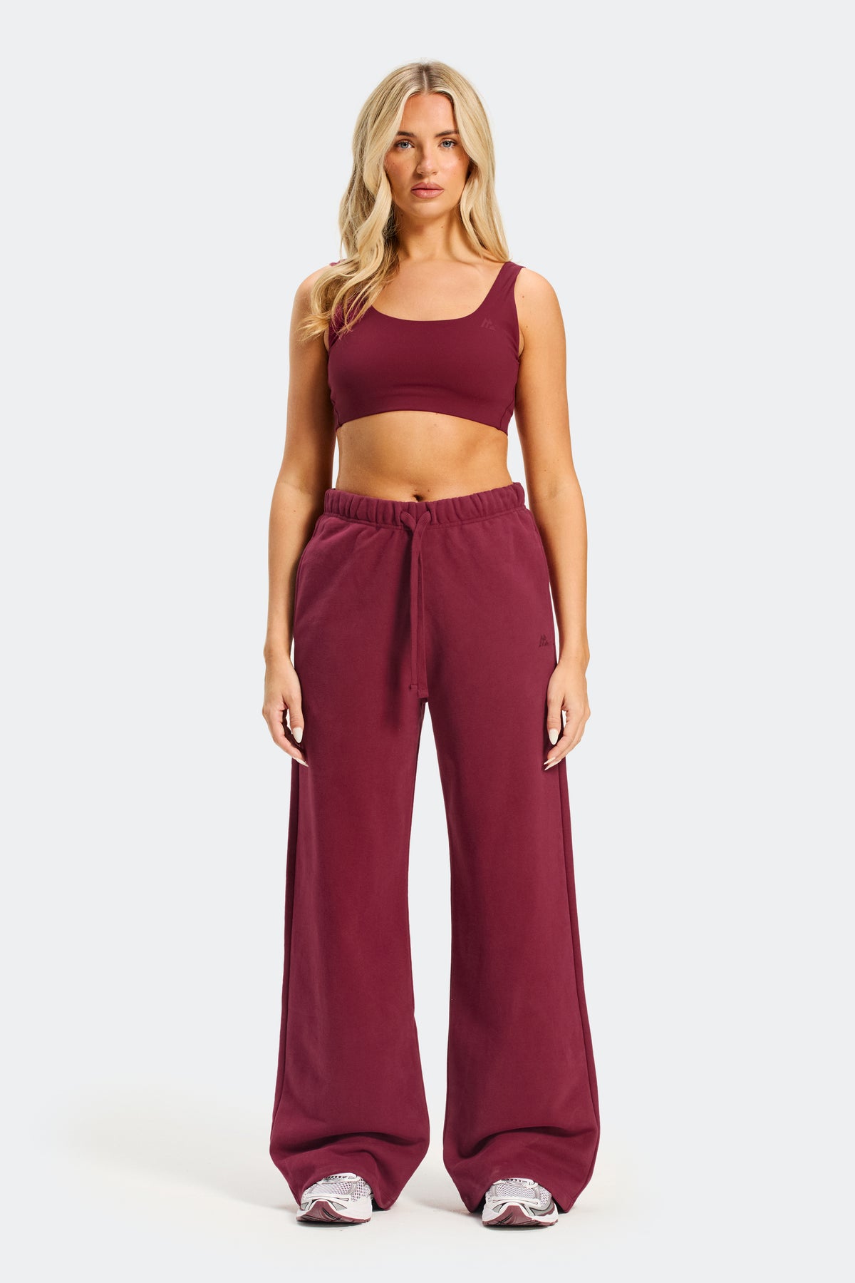 Form Jogging à jambes larges - Merlot