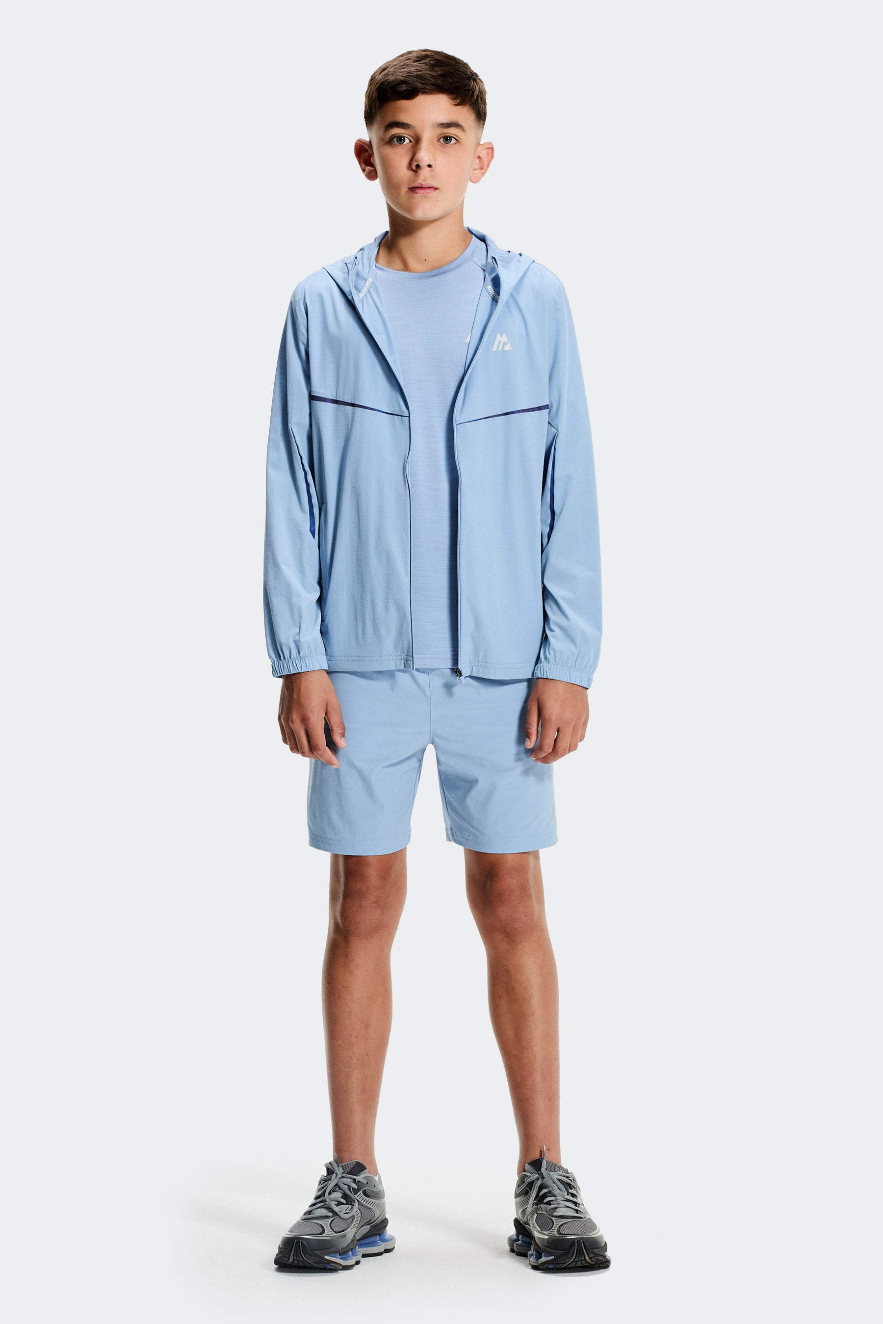 Boys Ignite T-Shirt - Cloudy Sky/Marine Blue