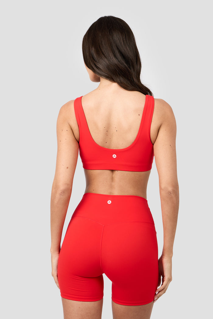 Form Sports Bra - Poppy Red