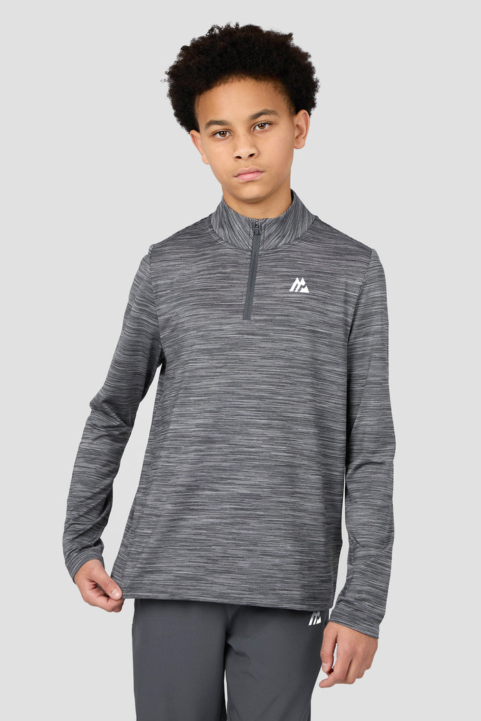 Boys Trail 2.0 1/4 Zip - Slate Grey Multi