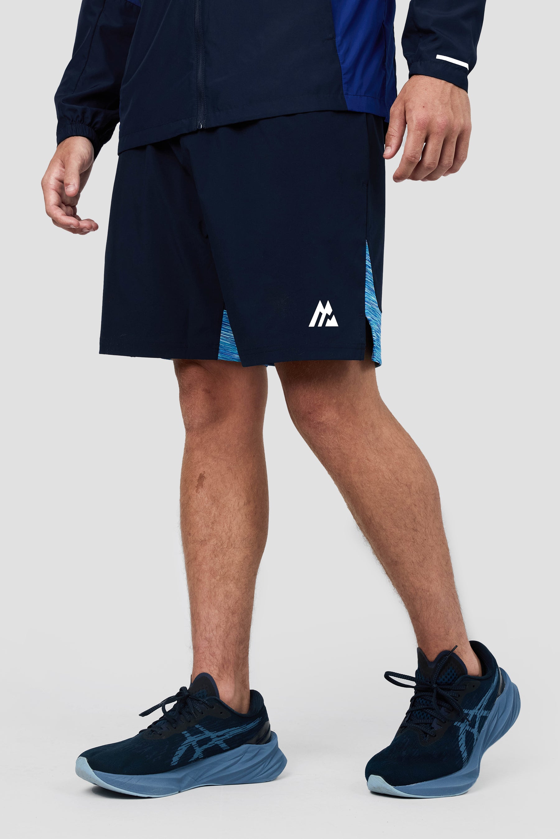 Trail Panel Short - Navy/Royal Blue Multi