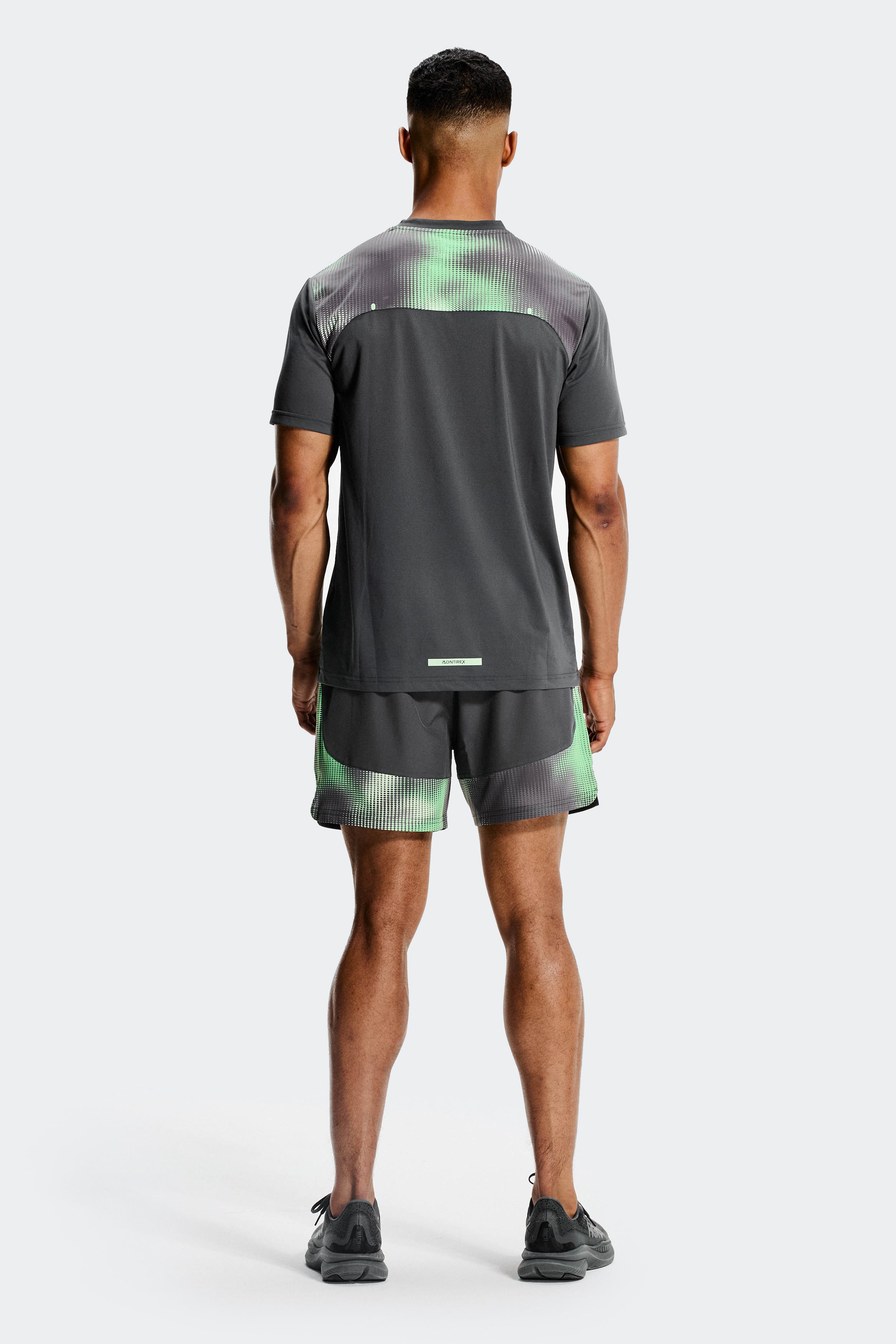 MTX Run Disperse Short Asphalt | Montirex Sportswear Gymwear