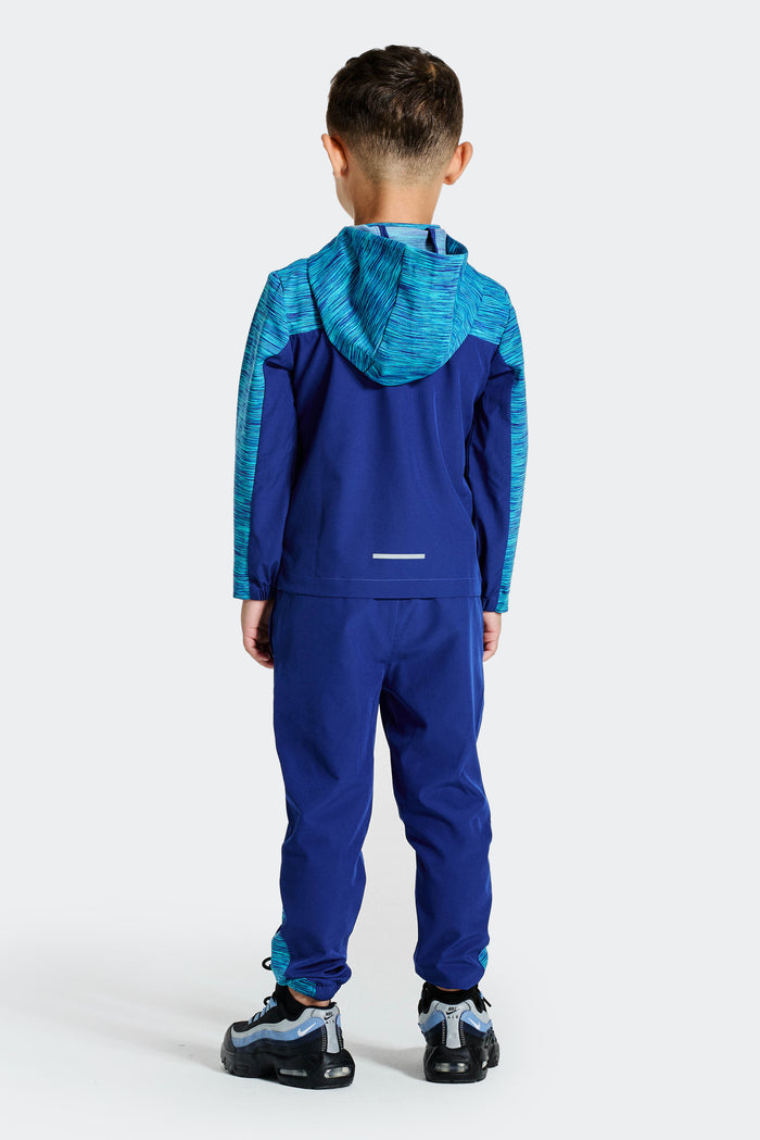 Infant Boy's Trail Windbreaker/Pant Set - Blue Multi