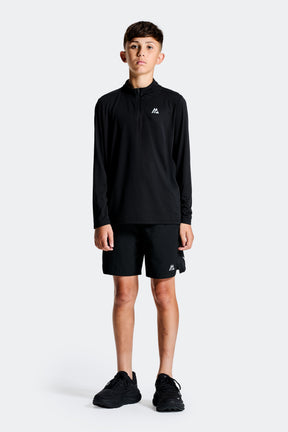 Boys Delta 1/4 Zip - Black