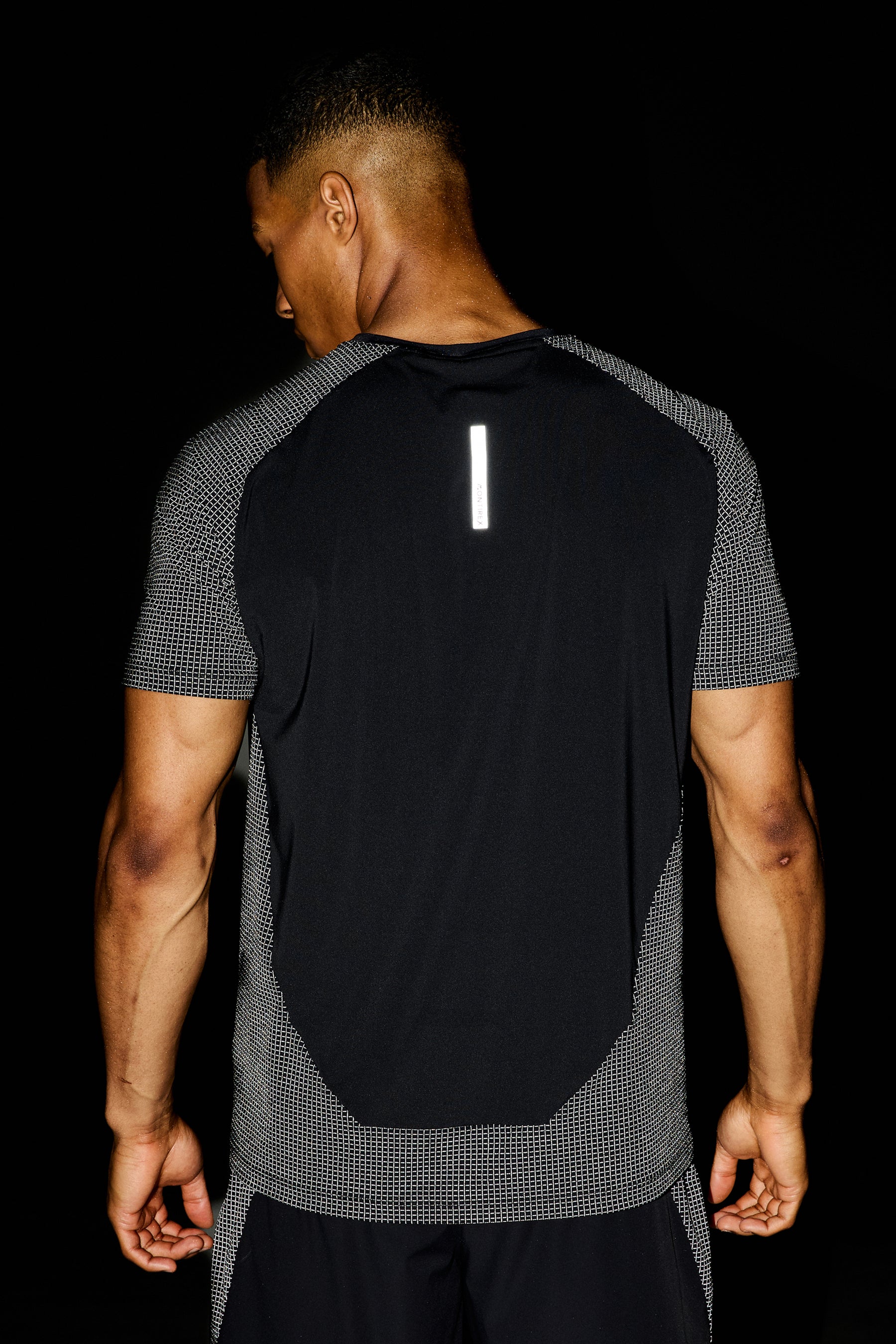 Argent Reflective T-Shirt - Black