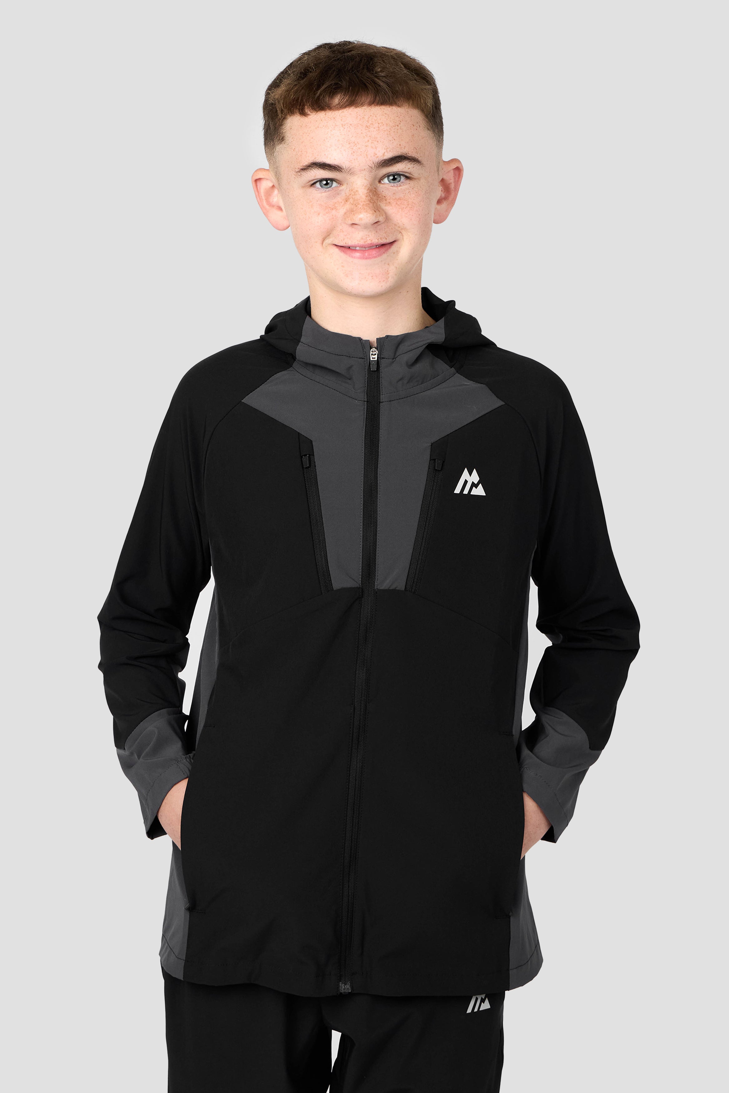 【希少】Sports Jacket Montirex Boys Alt Jacket Black – Sportswear Gymwear Activewear