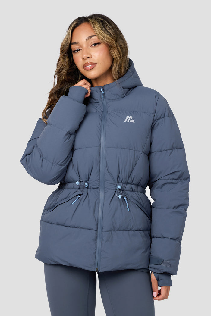 Neige Down Jacket - Greyed Indigo