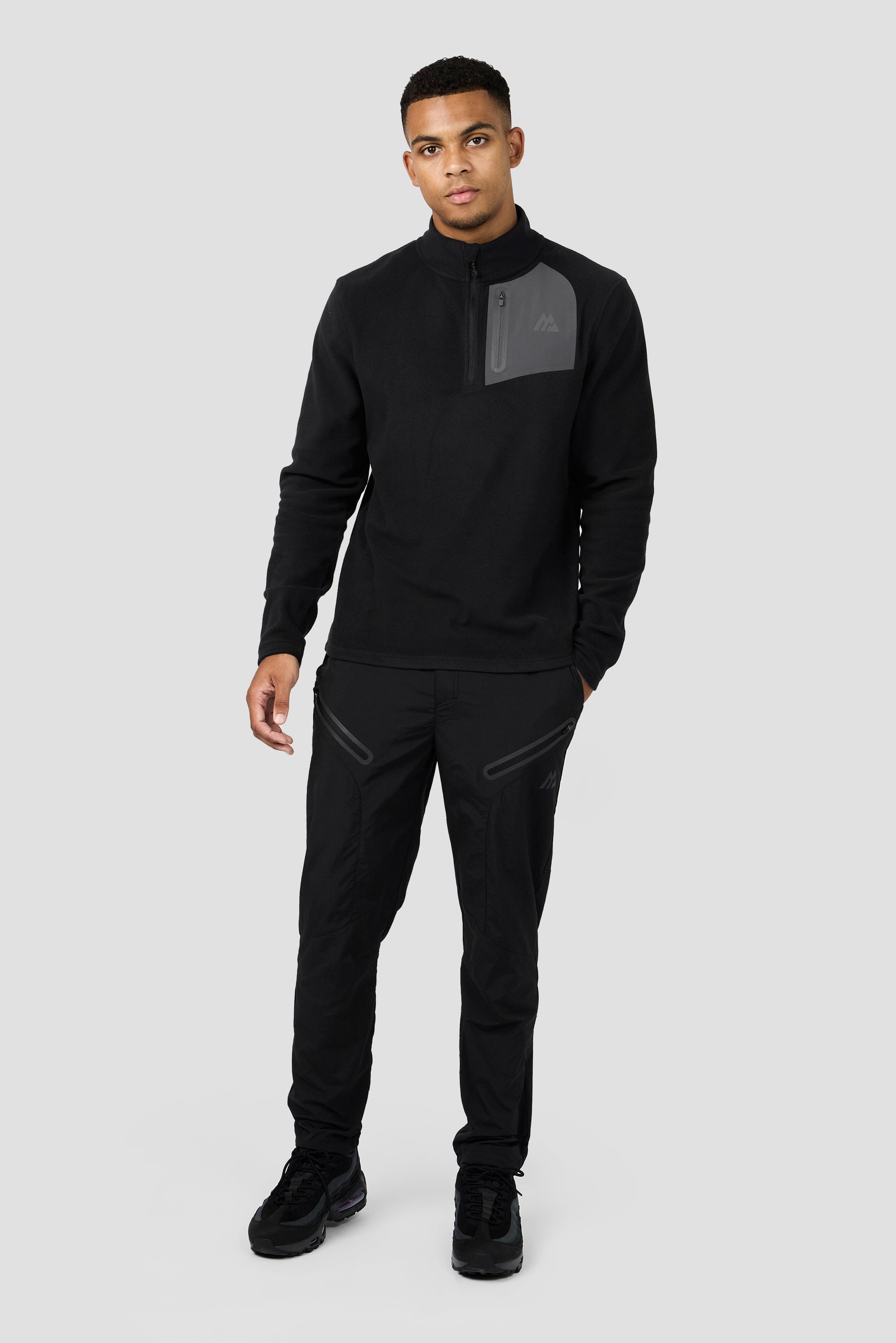 Ascent Polar Fleece - Black/Asphalt