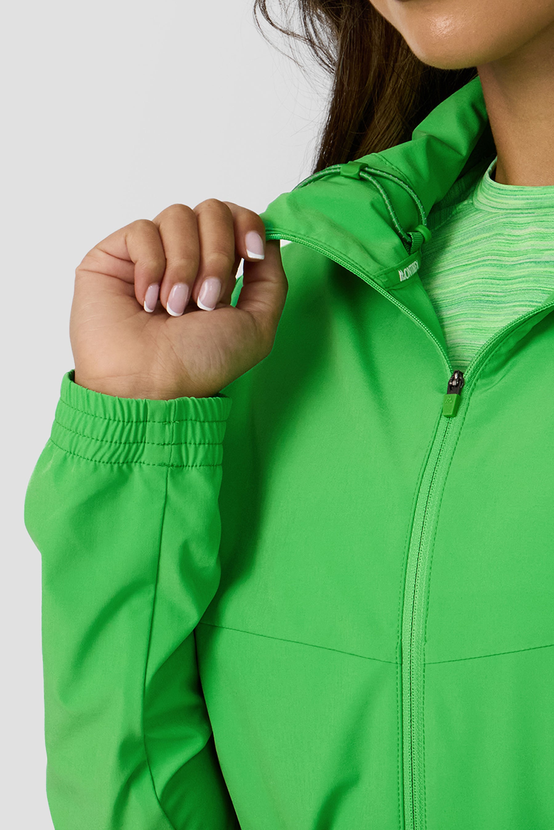 Women's Trail Windbreaker - Green Multi