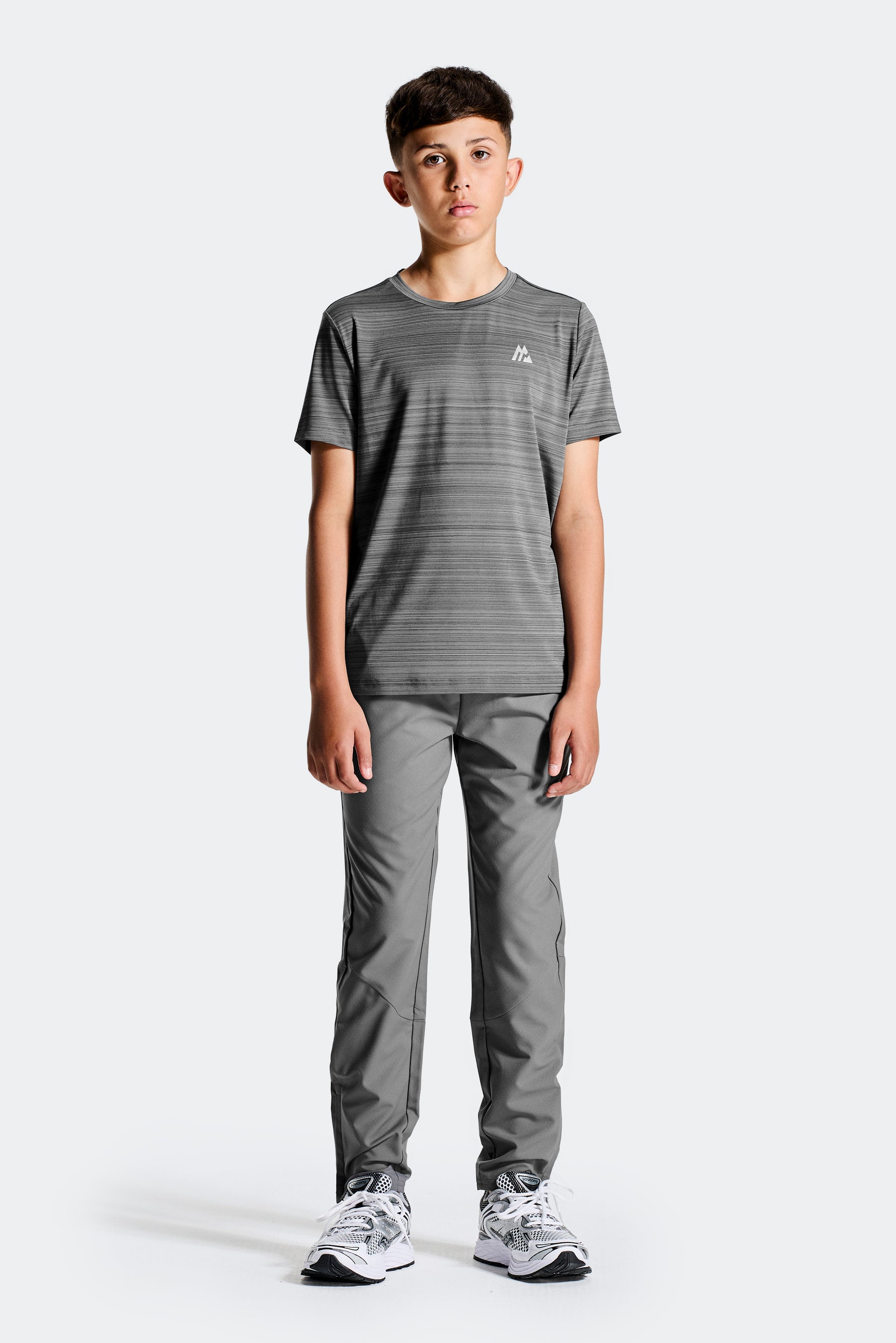 Boys Drift T-Shirt - Cement Grey/Asphalt