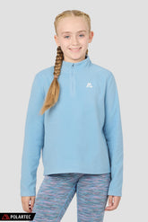Girls Everest Polartec® Oversized 1/4 Zip Fleece - Fresh Water