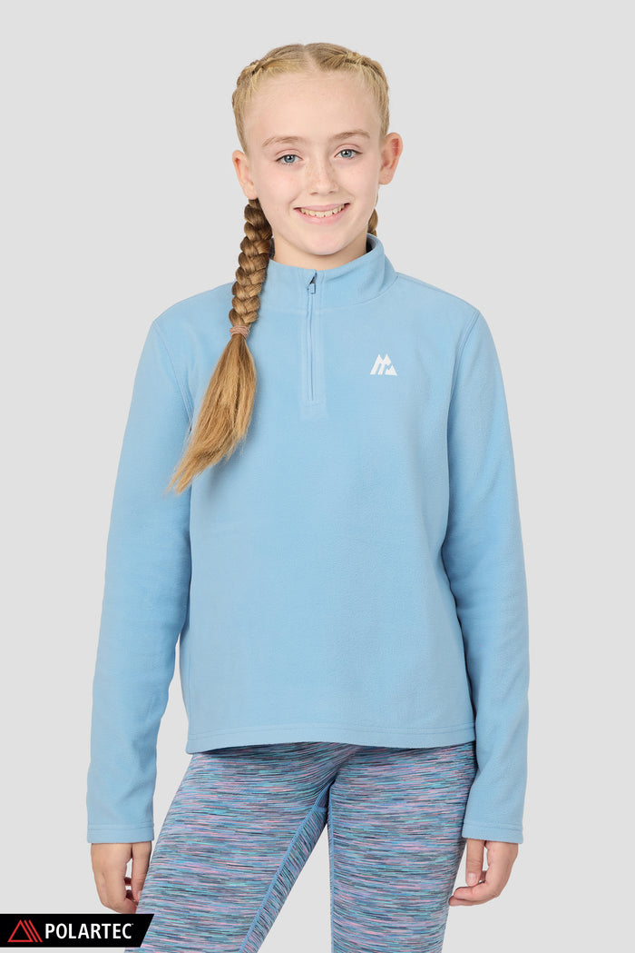 Girls Everest Polartec® Oversized 1/4 Zip Fleece - Fresh Water