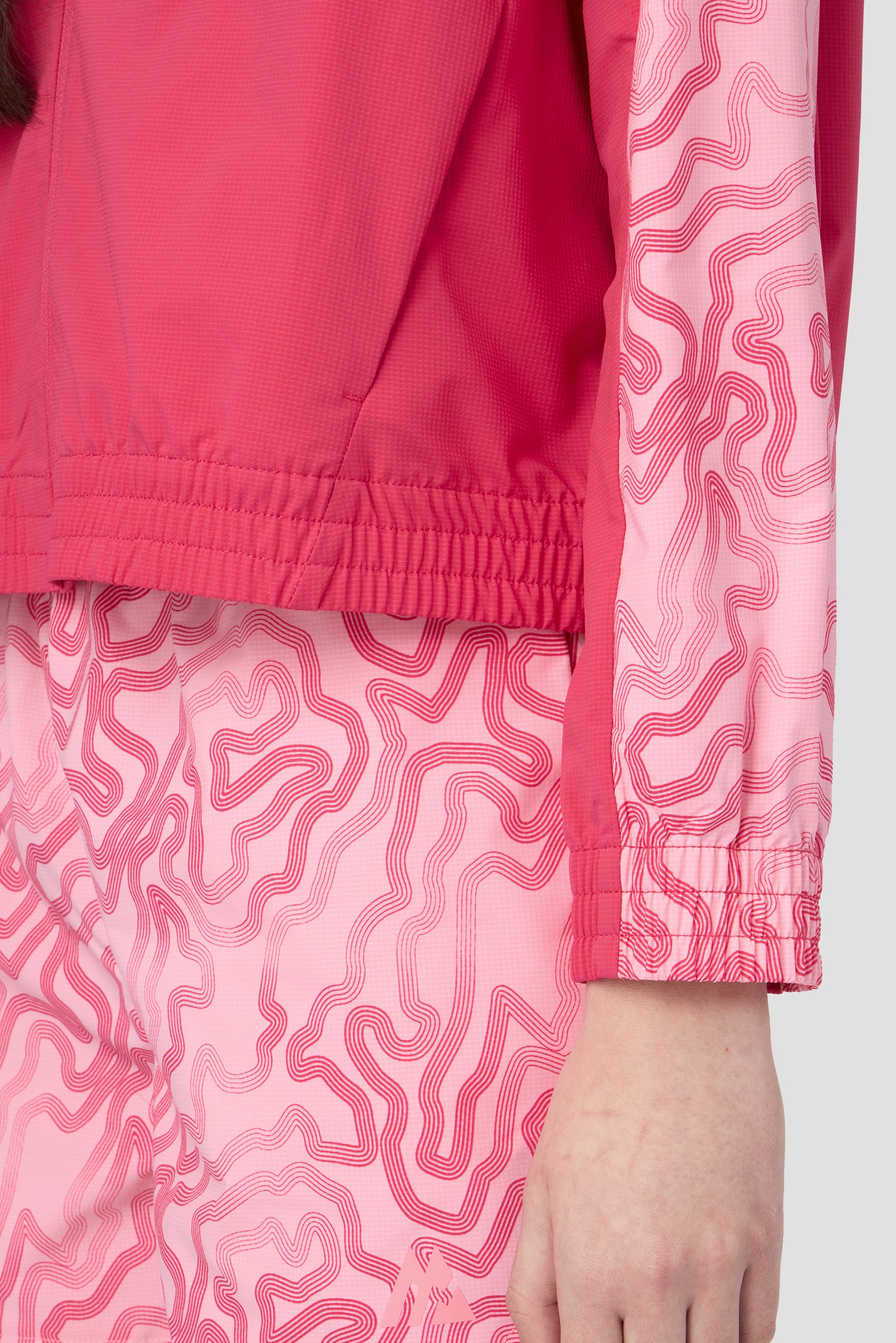 Girls Spin Windbreaker - Bouquet/Sweet Pink