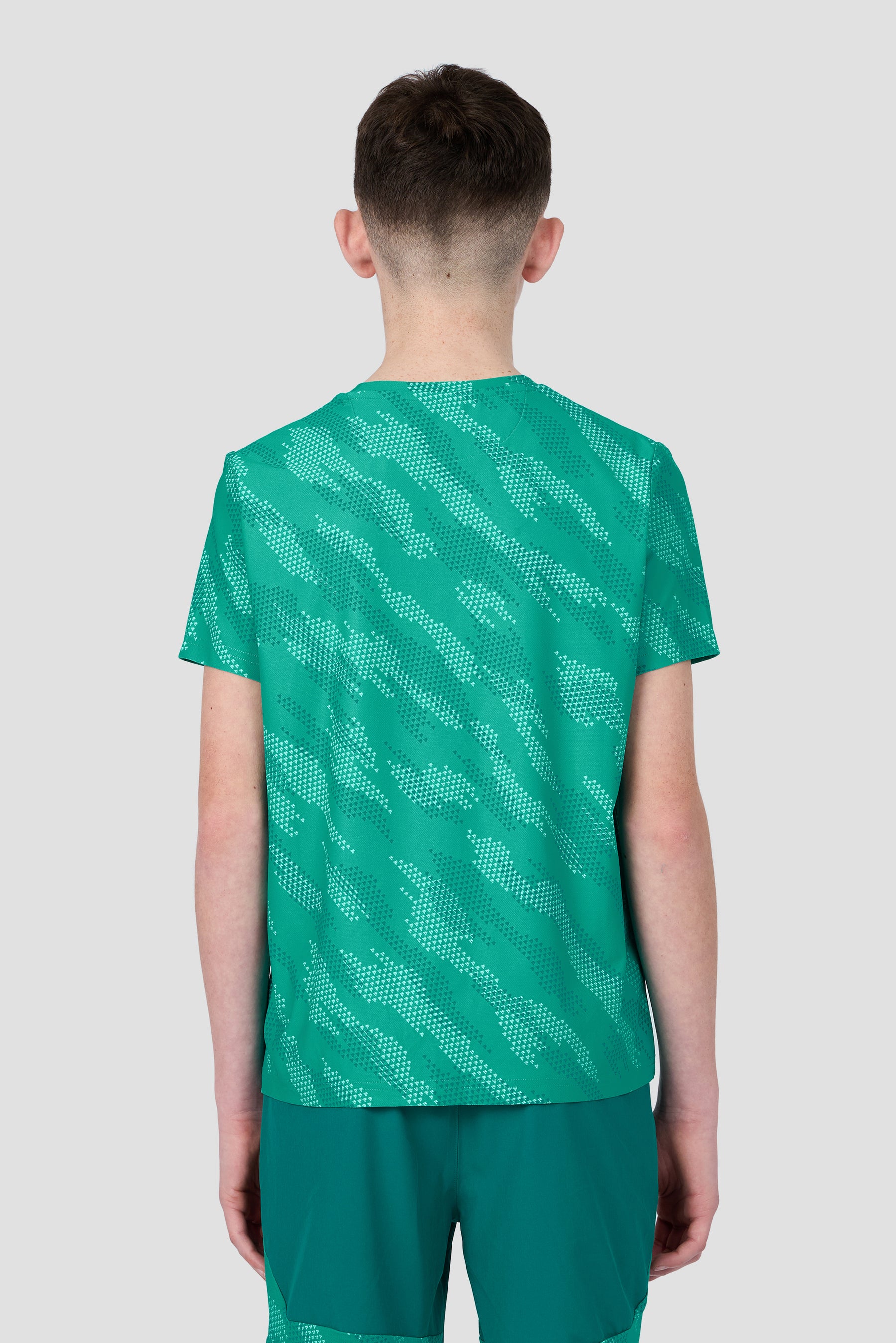 Boys Thera T-Shirt - Lagoon Green/Duck Egg/Cyber Jade