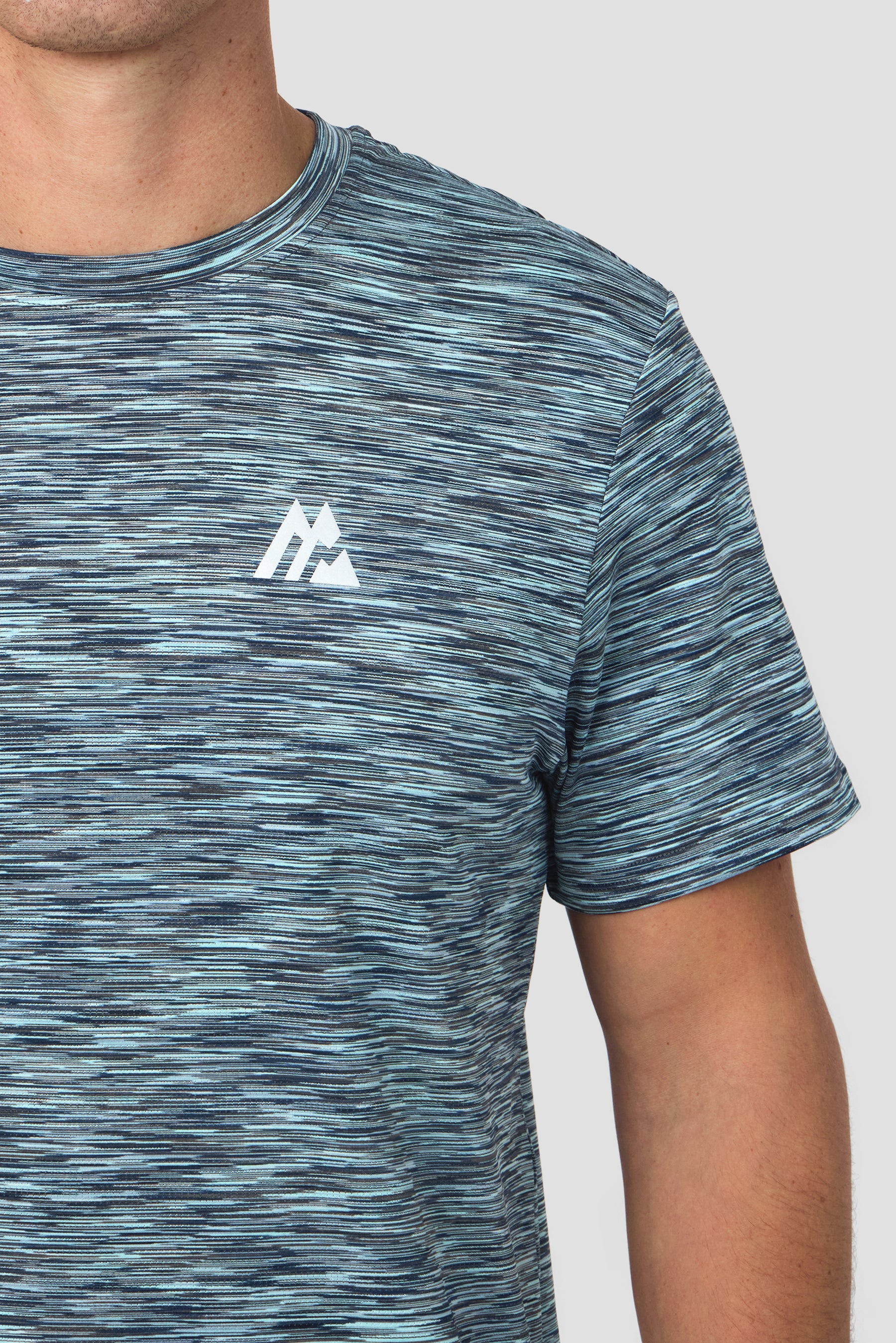 Trail T-Shirt - Grey/Blue/Navy