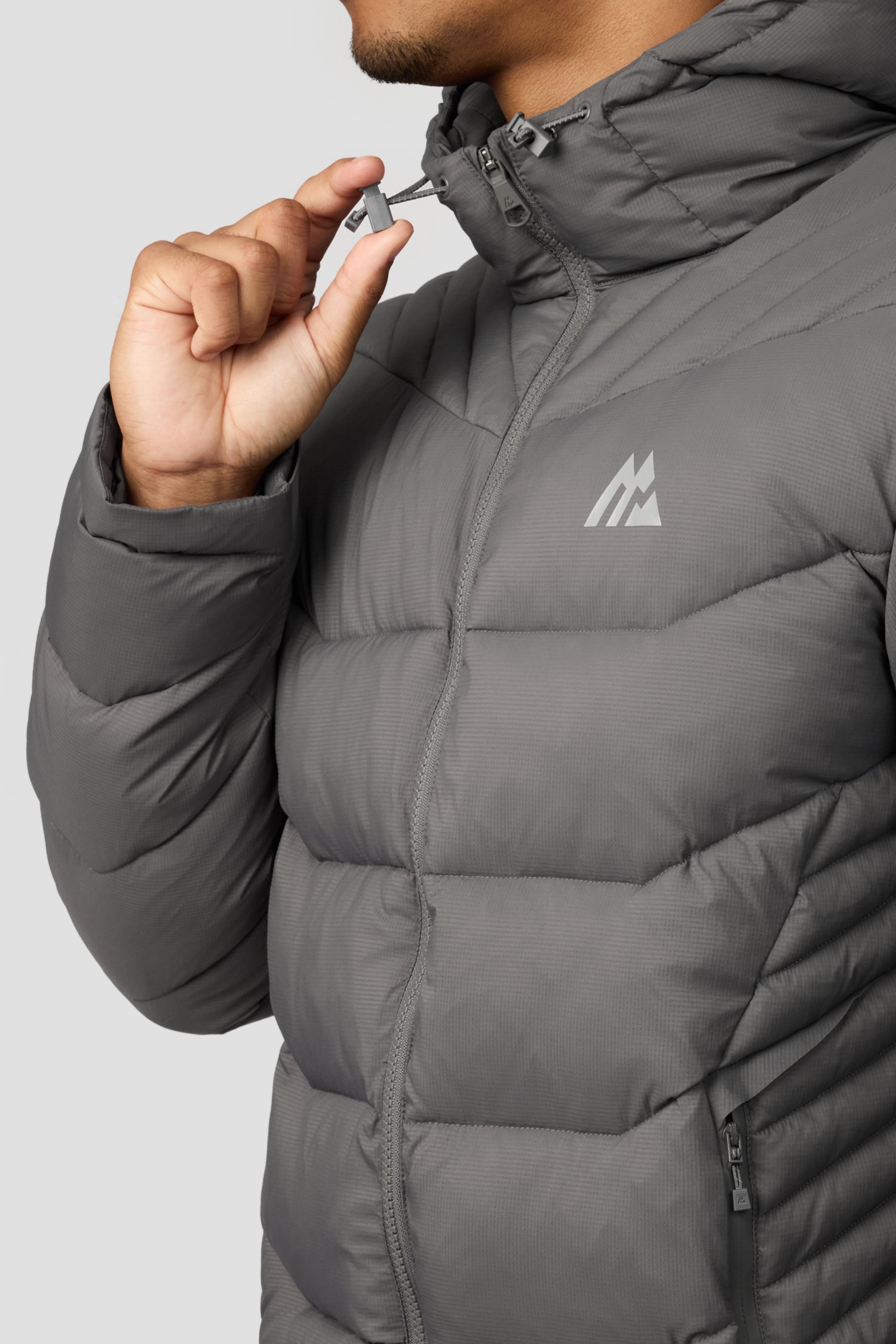 Talus Jacket - Cement Grey | Montirex Sportswear Gymwear