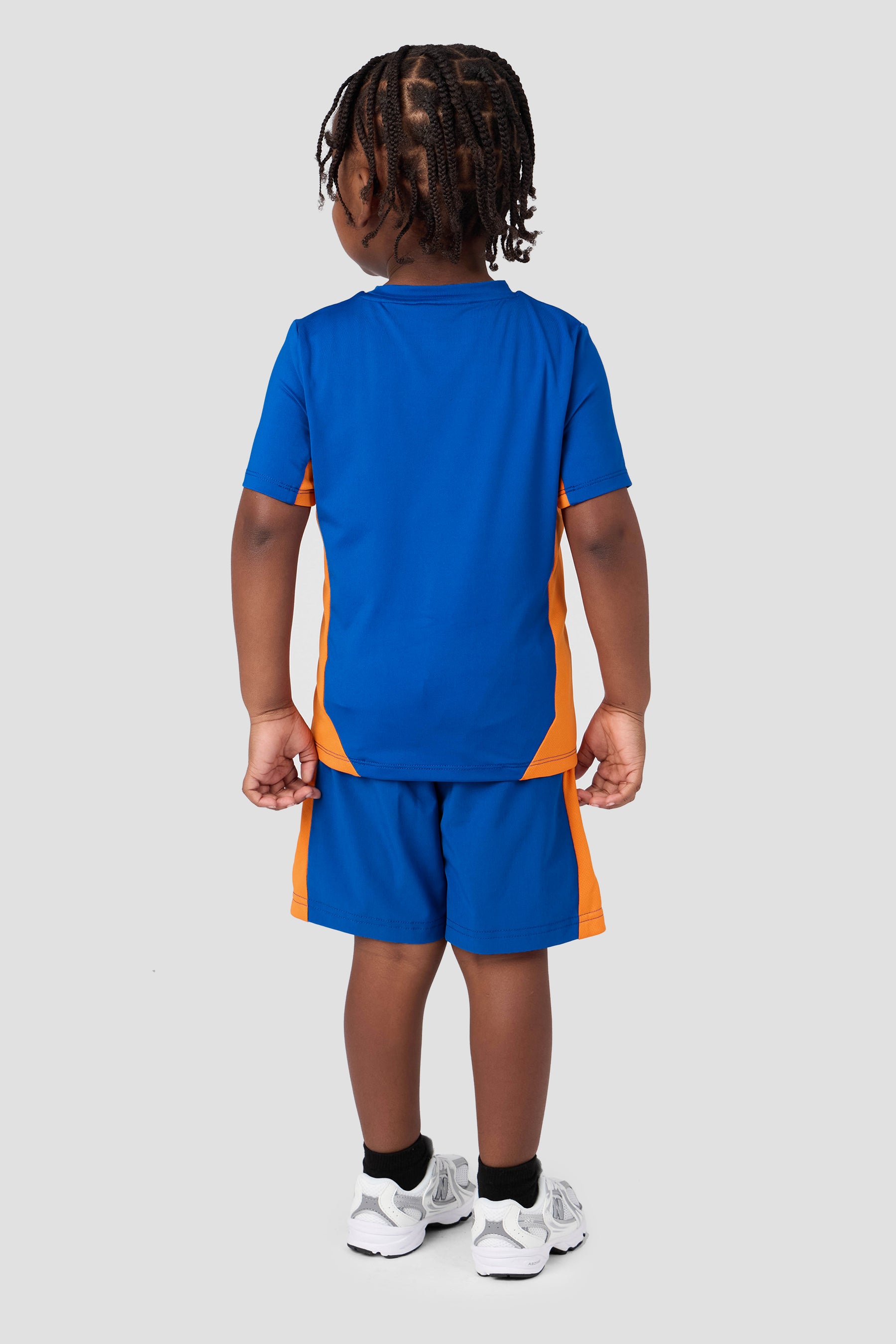 Infant Boys Peak 2.0 T-Shirt/Short Set - Cobalt/Tangerine Glow