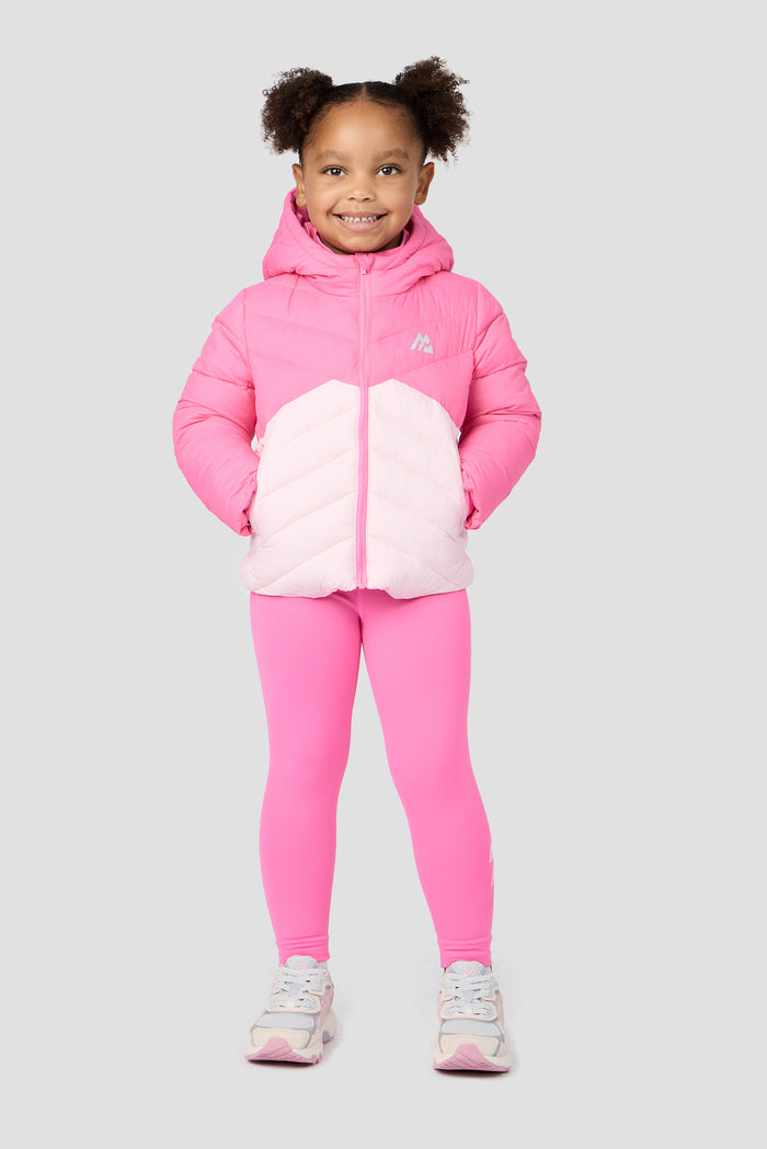 Infant Girls Icicle Jacket - Silk Pink/Framboise
