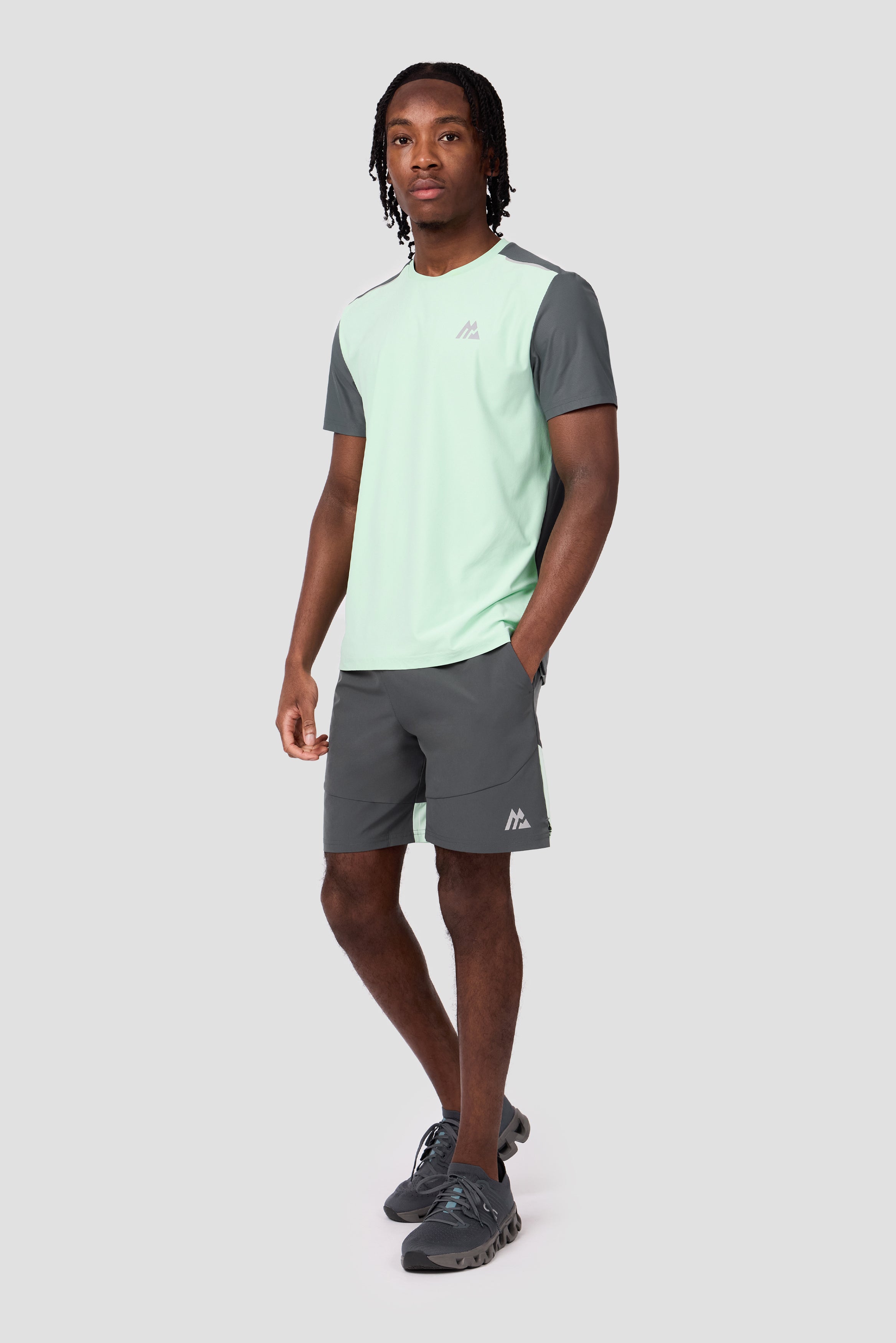 Montirex Swift Short Slate Grey/Sea Foam | Gymwear Sportswear