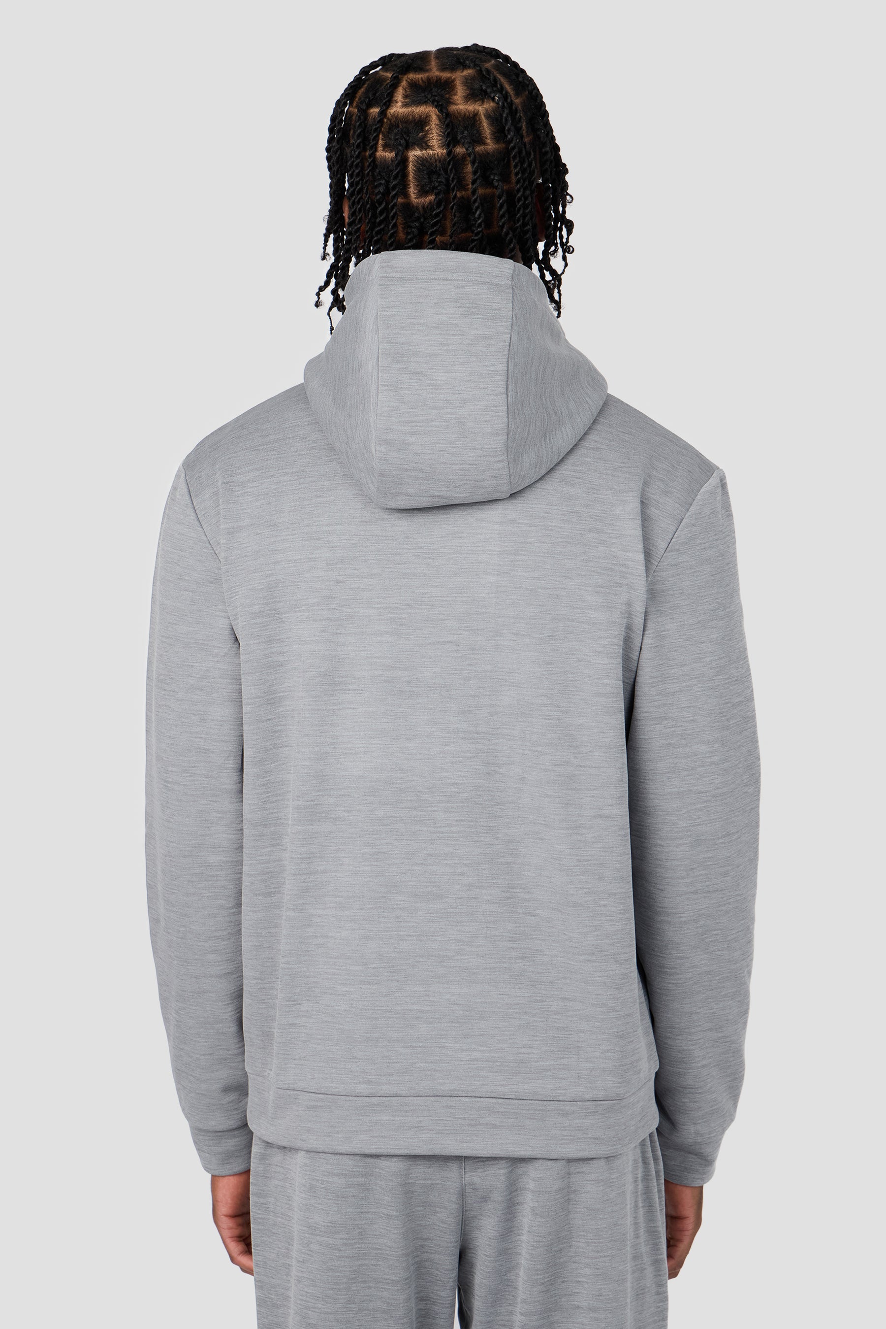 Rapid Fleece Hood - Cement Grey