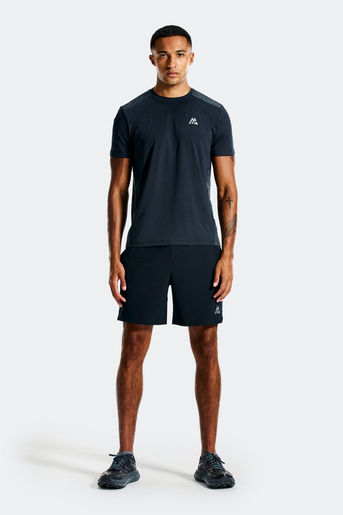 Trail Panel T-Shirt - Navy Shadow/Blue Slate/Navy Abyss