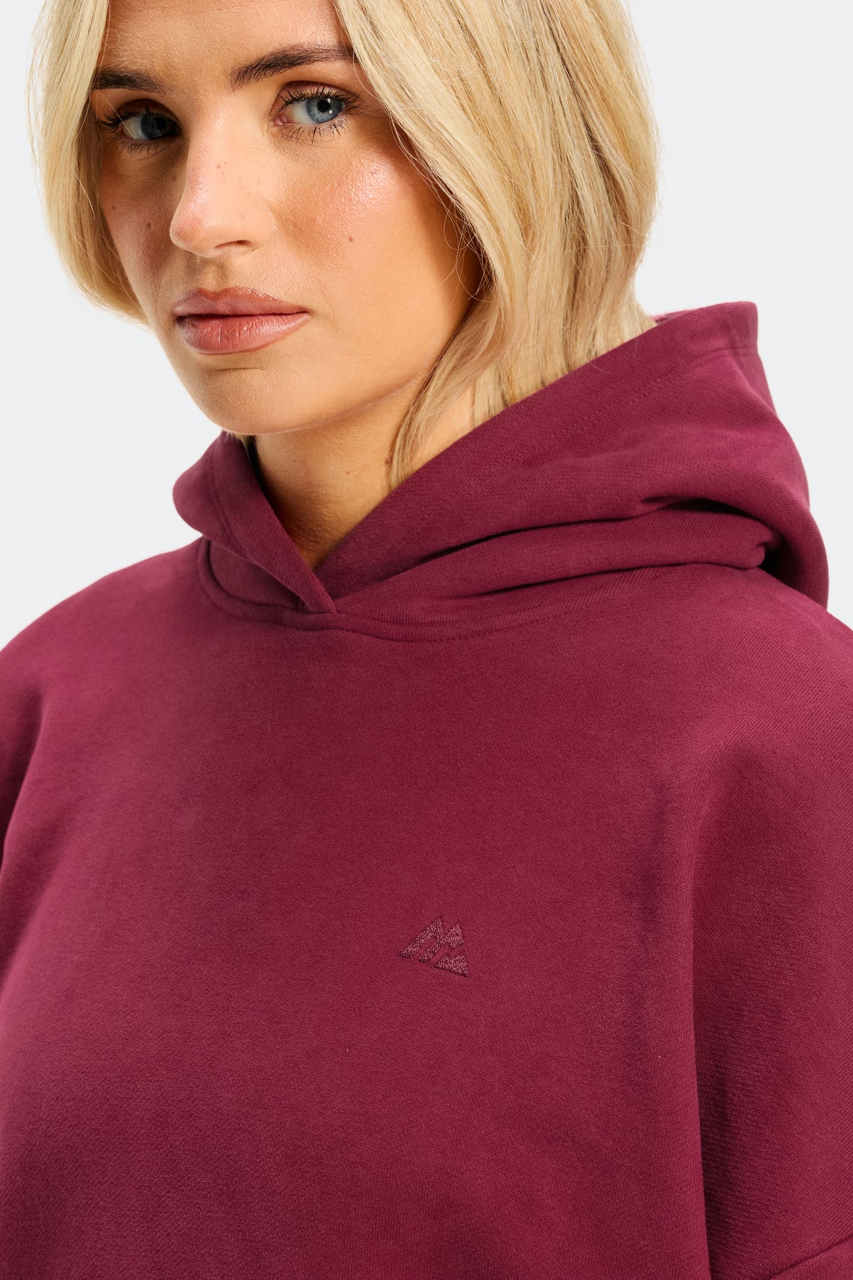 Form Fleece Hood - Merlot