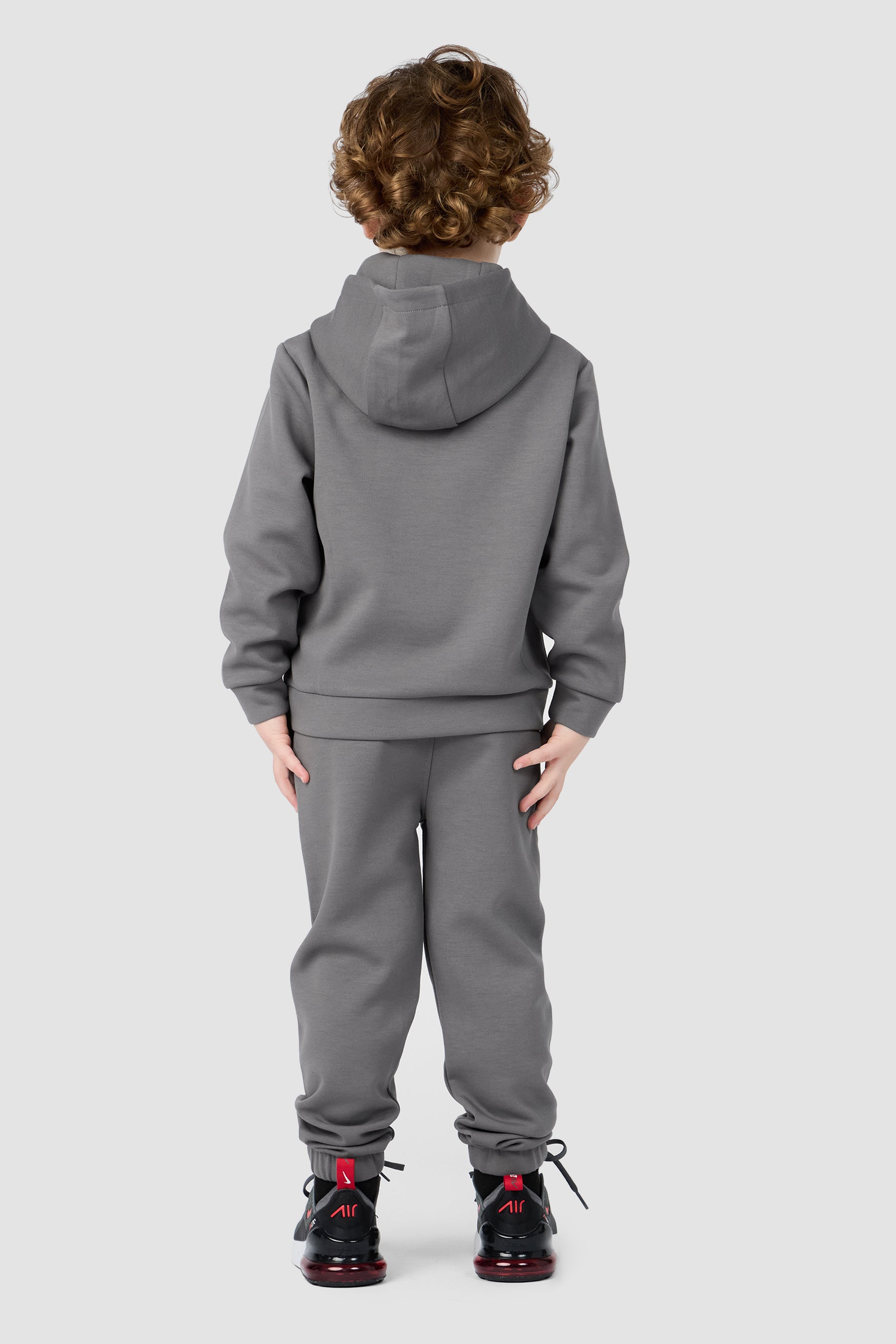 Infant Boys Explore Hood/Jogger Set - Cement Grey