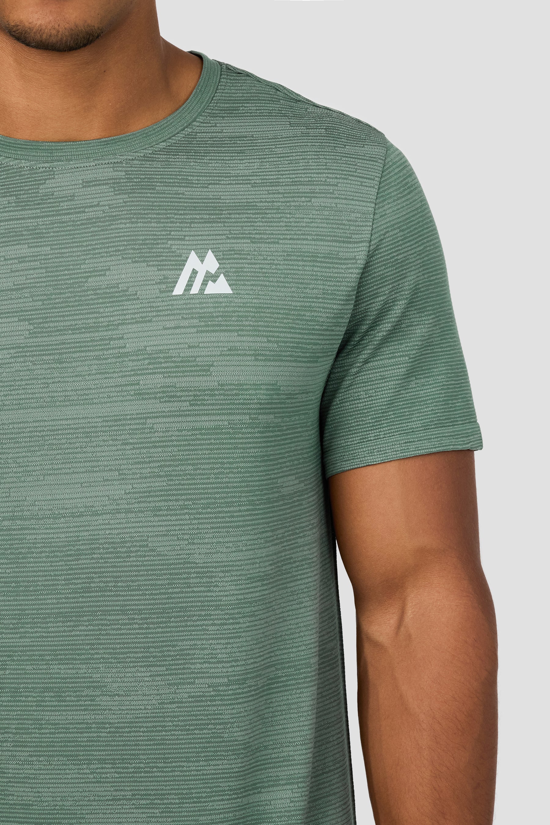 Glitch Seamless T-Shirt - Dolphin/Feather