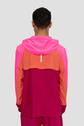 Breeze Windbreaker - Neon Pink/Coral/Spiced Cherry