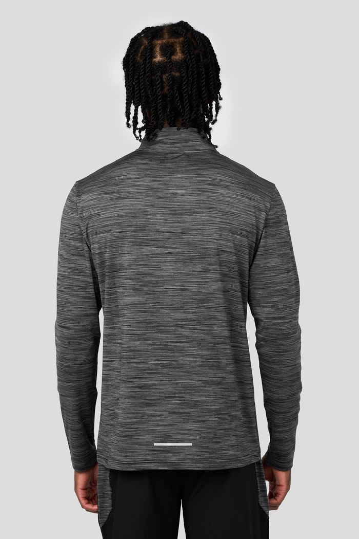 Trail 1/4 Zip - Black/Grey