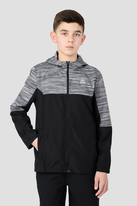 Boys Trail 2.0 Windbreaker - Black/Grey/White