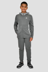 Junior Pace Tracksuit - Cement Grey/Platinum Grey