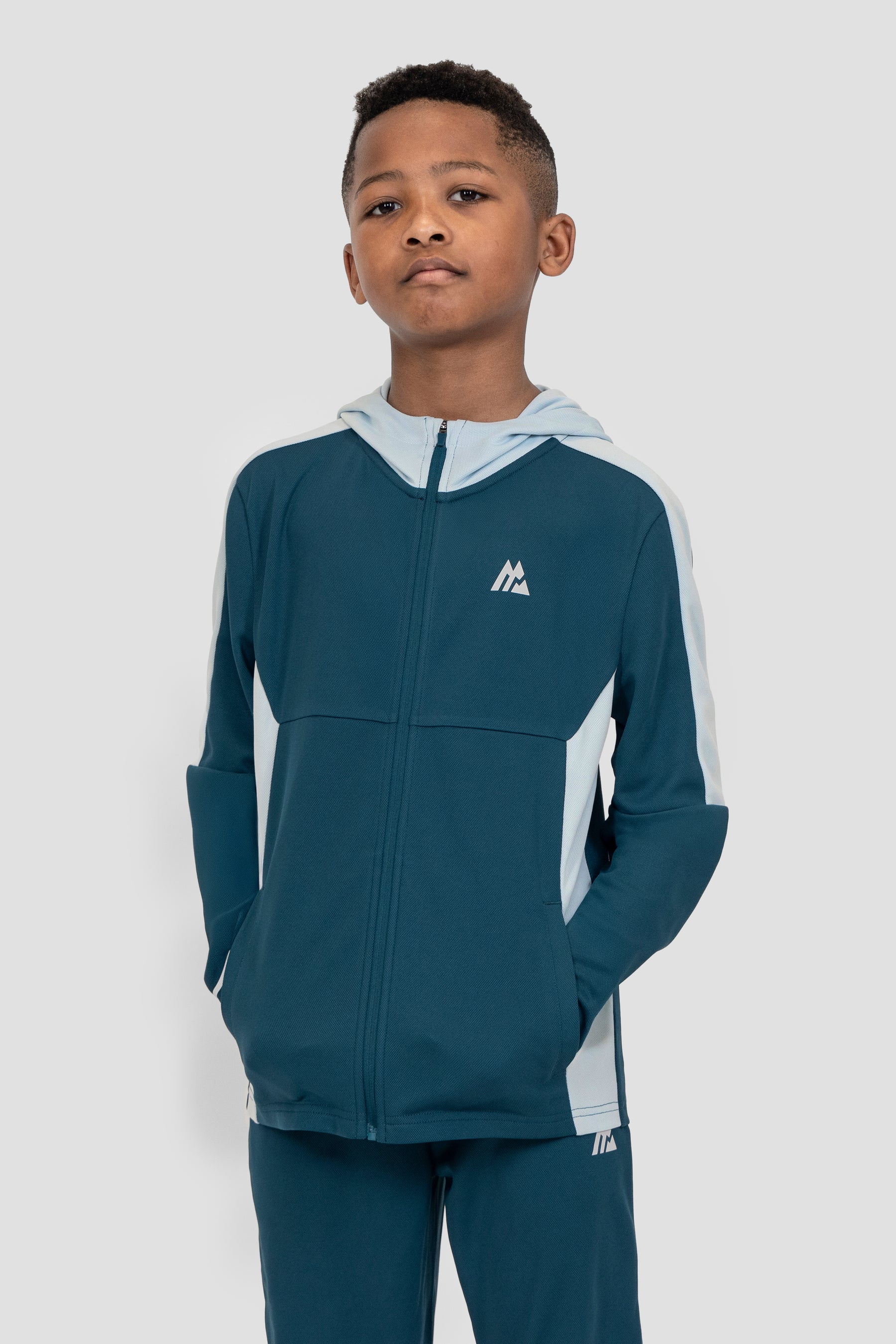 Boys Pace Tracksuit - Abyssal/Summer Mist