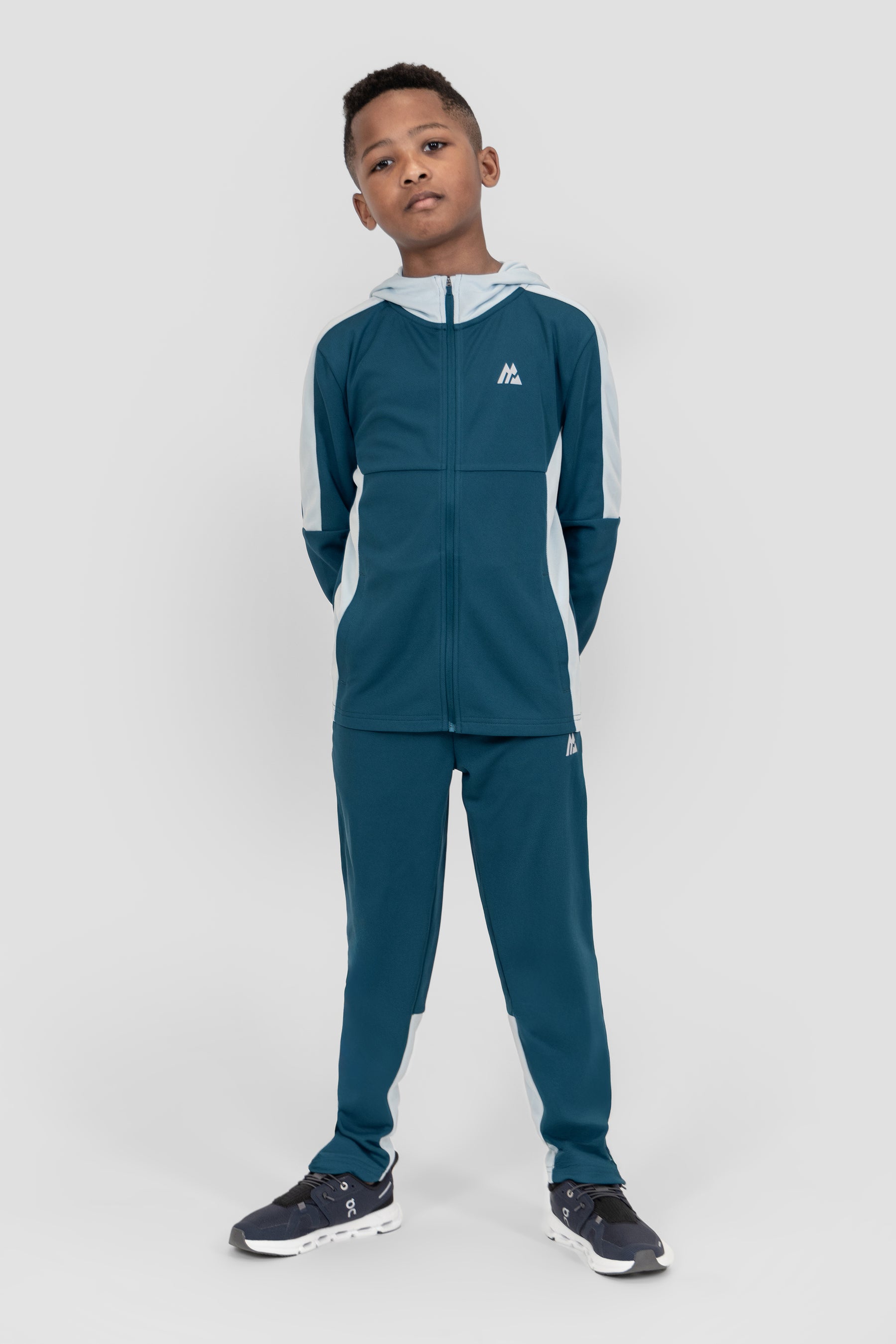 Boys Pace Tracksuit - Abyssal/Summer Mist