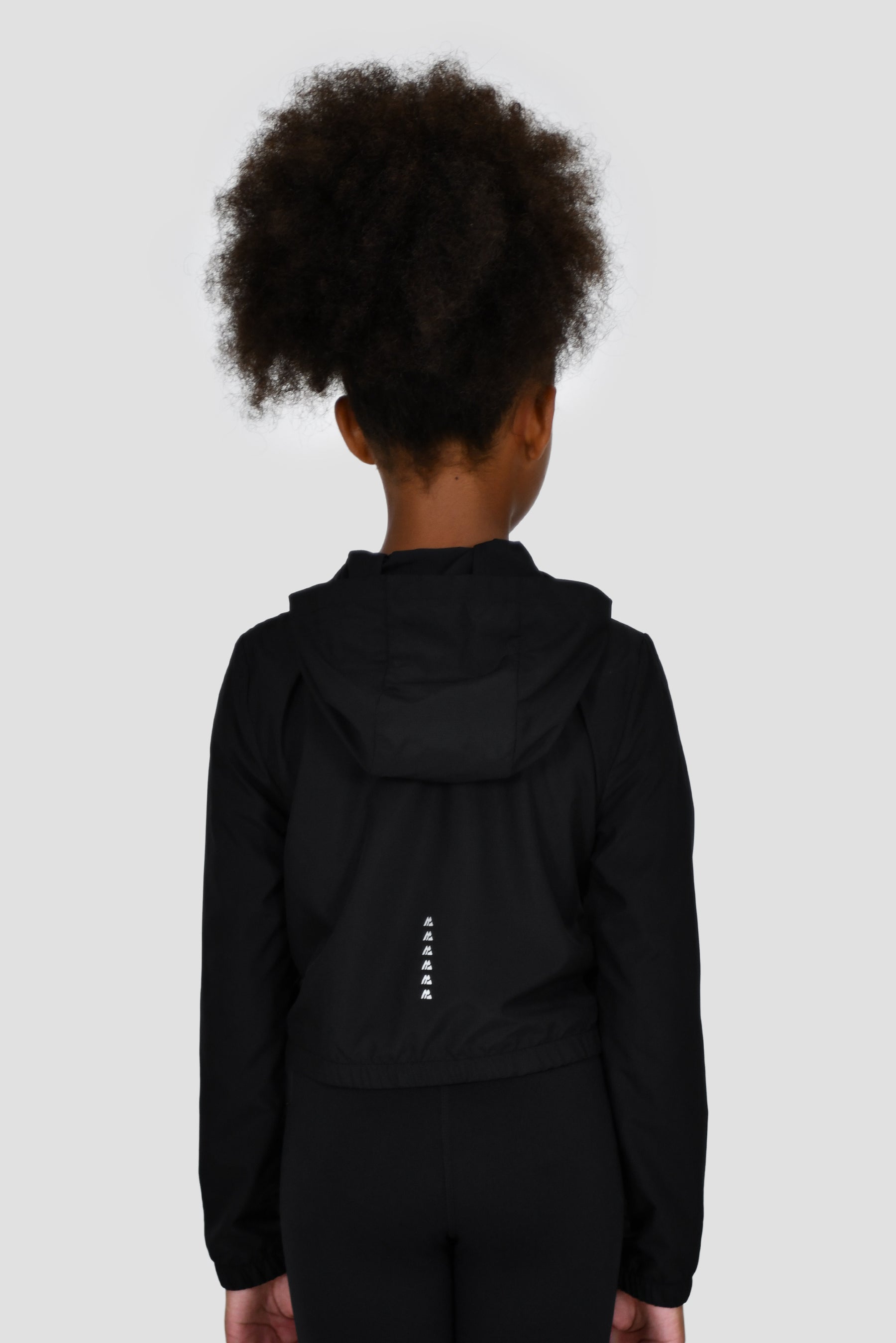 Girls Pace Windbreaker - Black