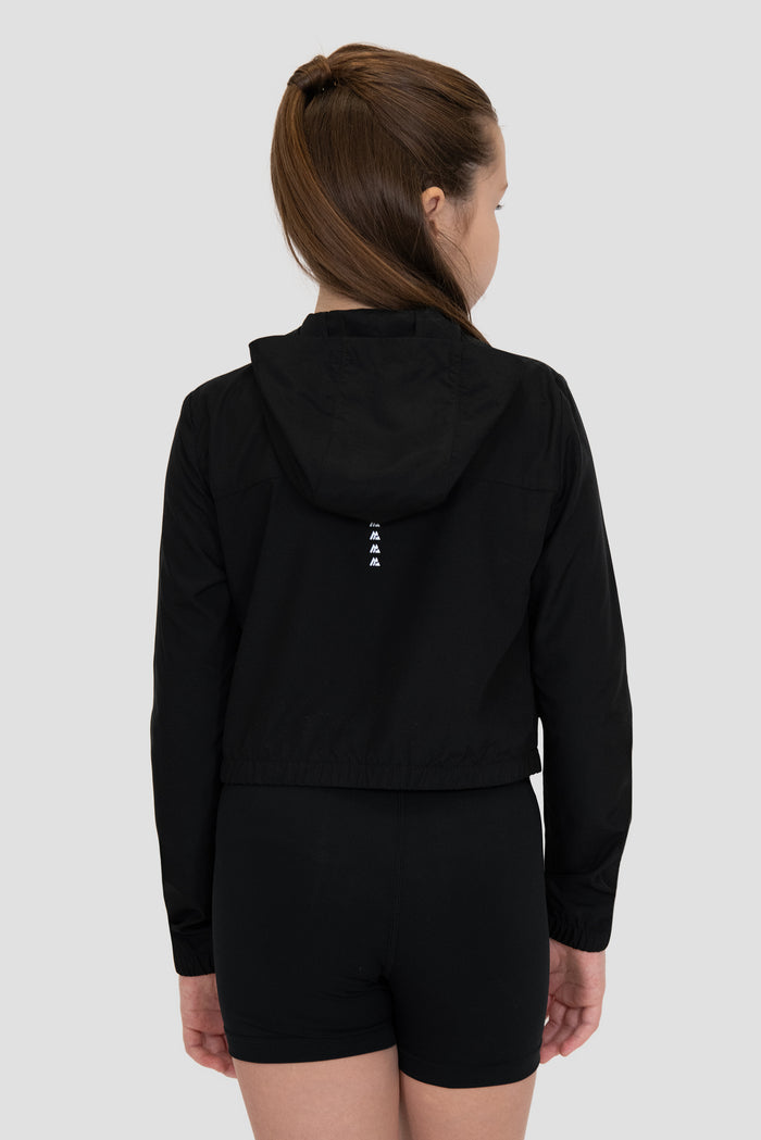 Girls Pace Windbreaker - Black