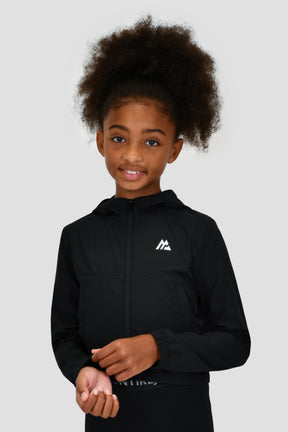 Girls Pace Windbreaker - Black