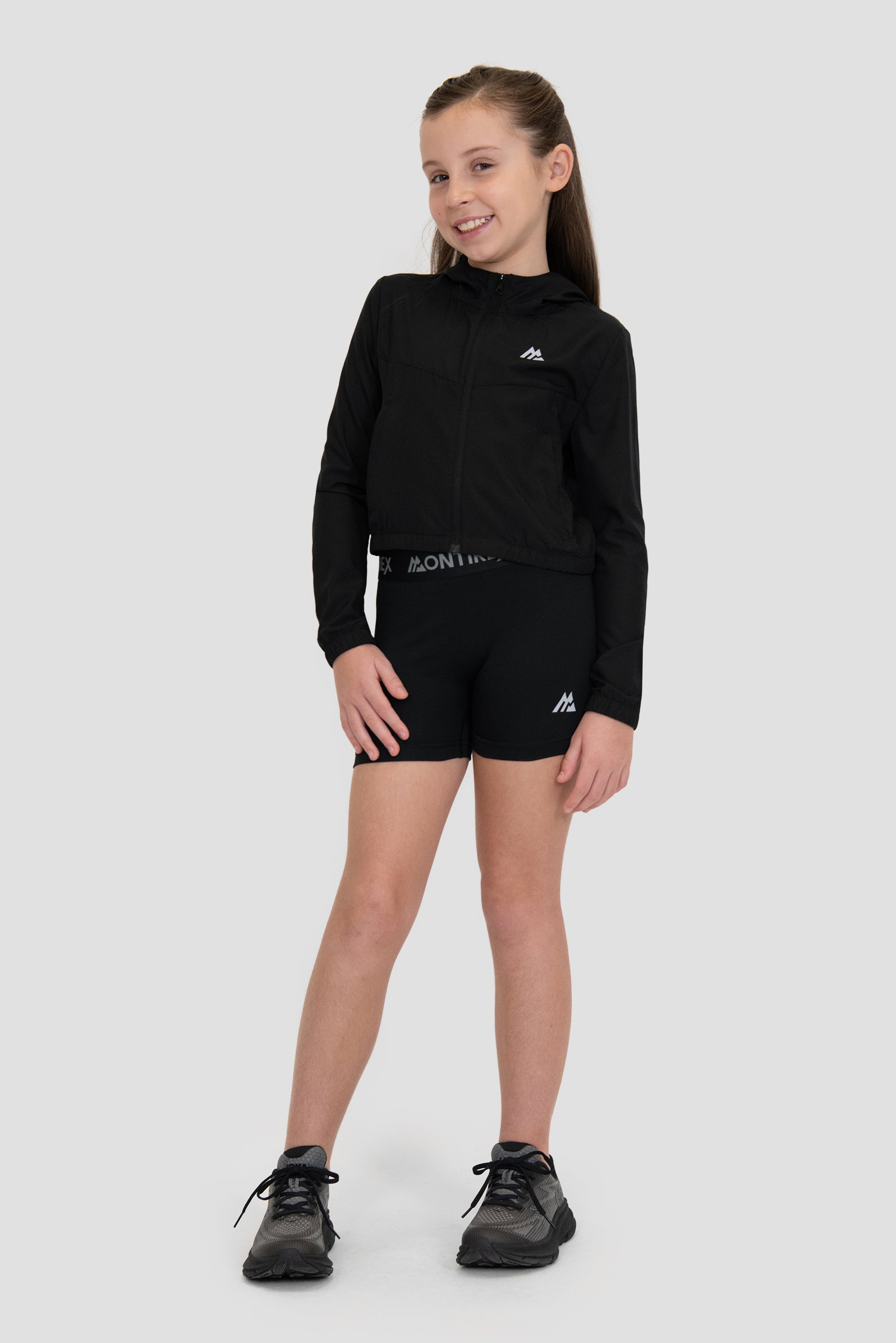 Girls Pace Windbreaker - Black