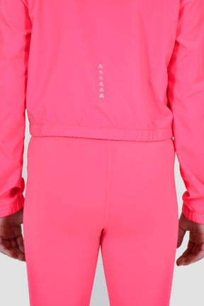 Girls Pace Windbreaker - Neon Pink