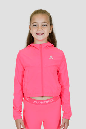 Girls Pace Windbreaker - Neon Pink