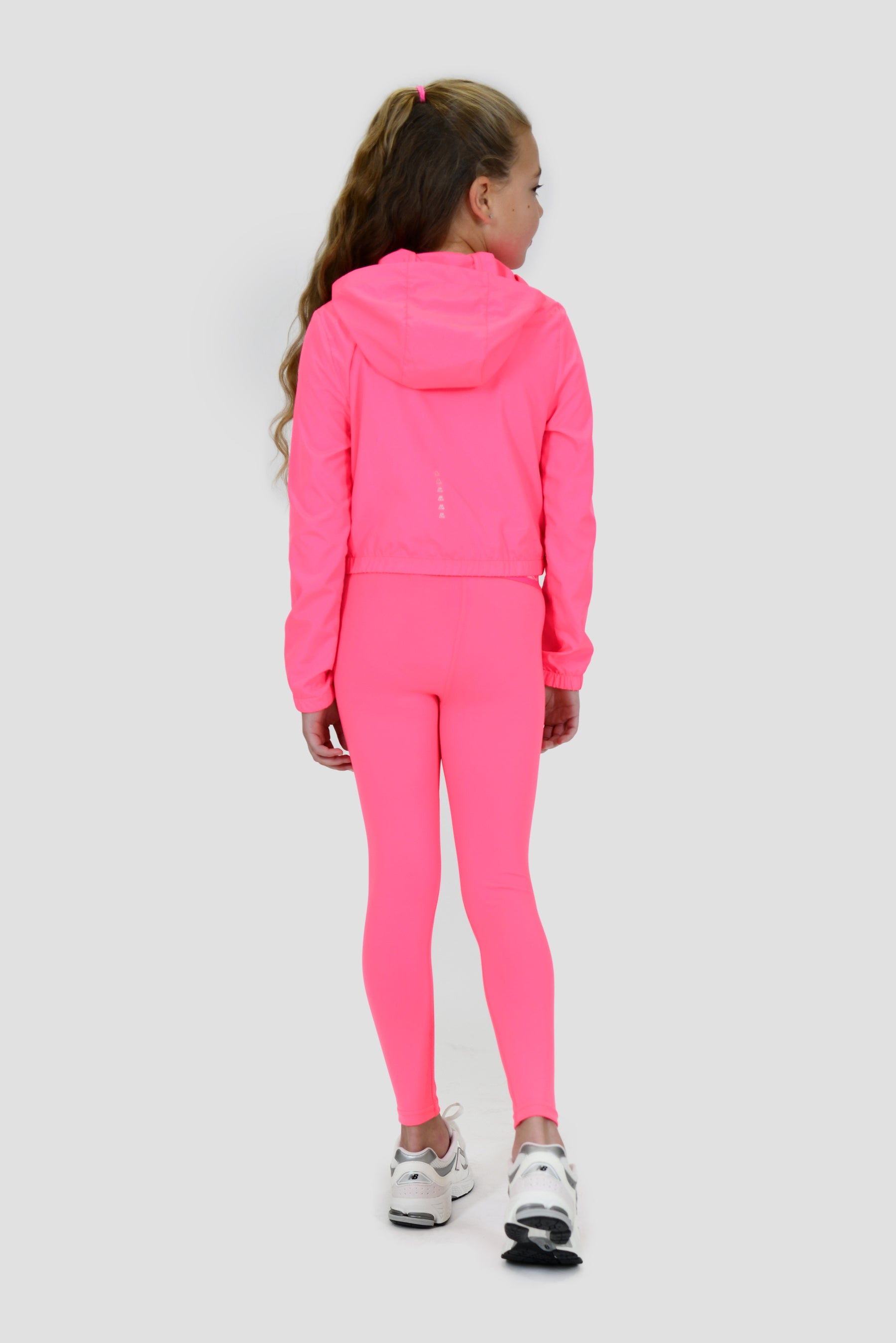 Girls Pace Windbreaker - Neon Pink