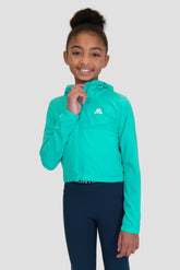 Girls Pace Windbreaker - Persian Green