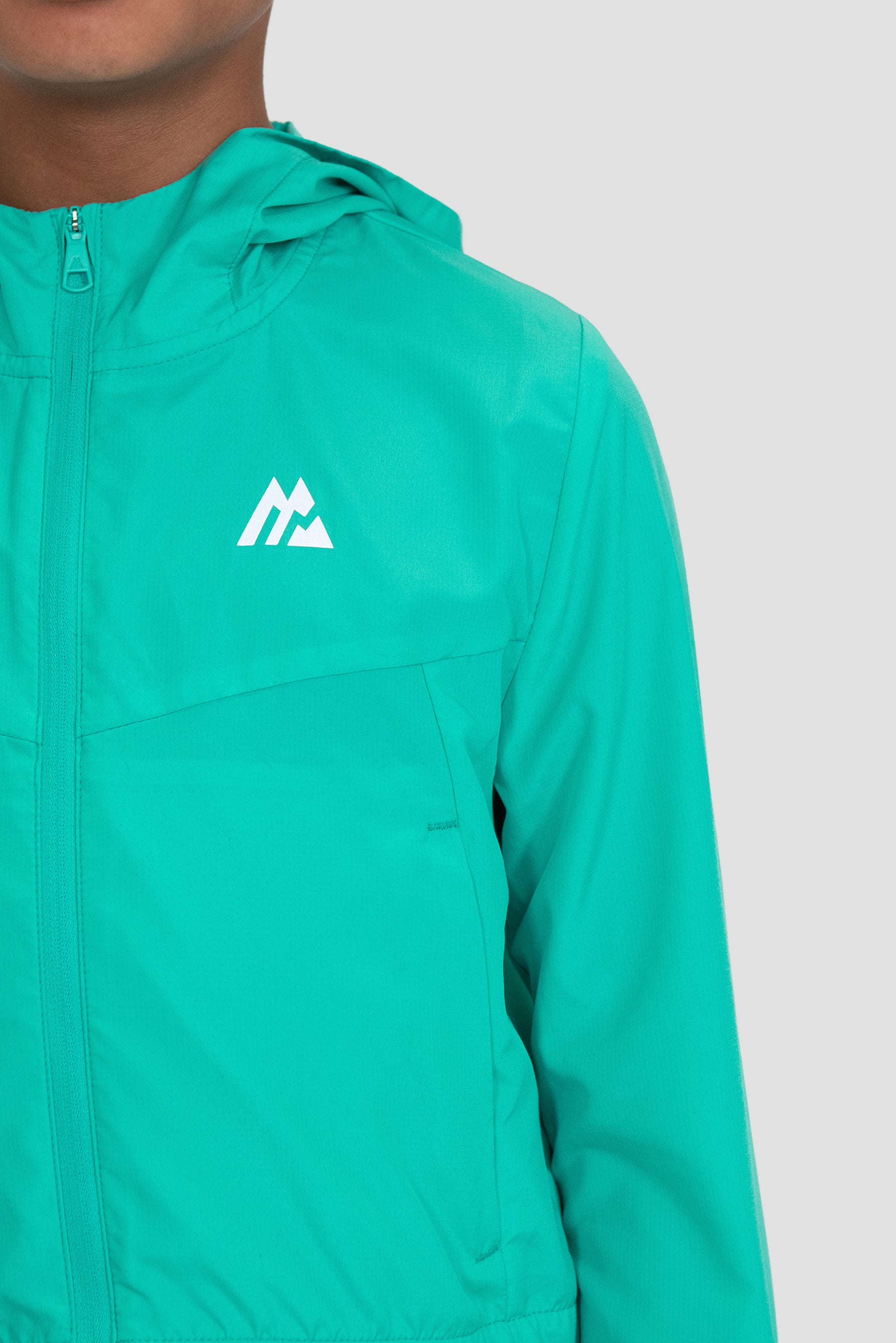 Girls Pace Windbreaker - Persian Green