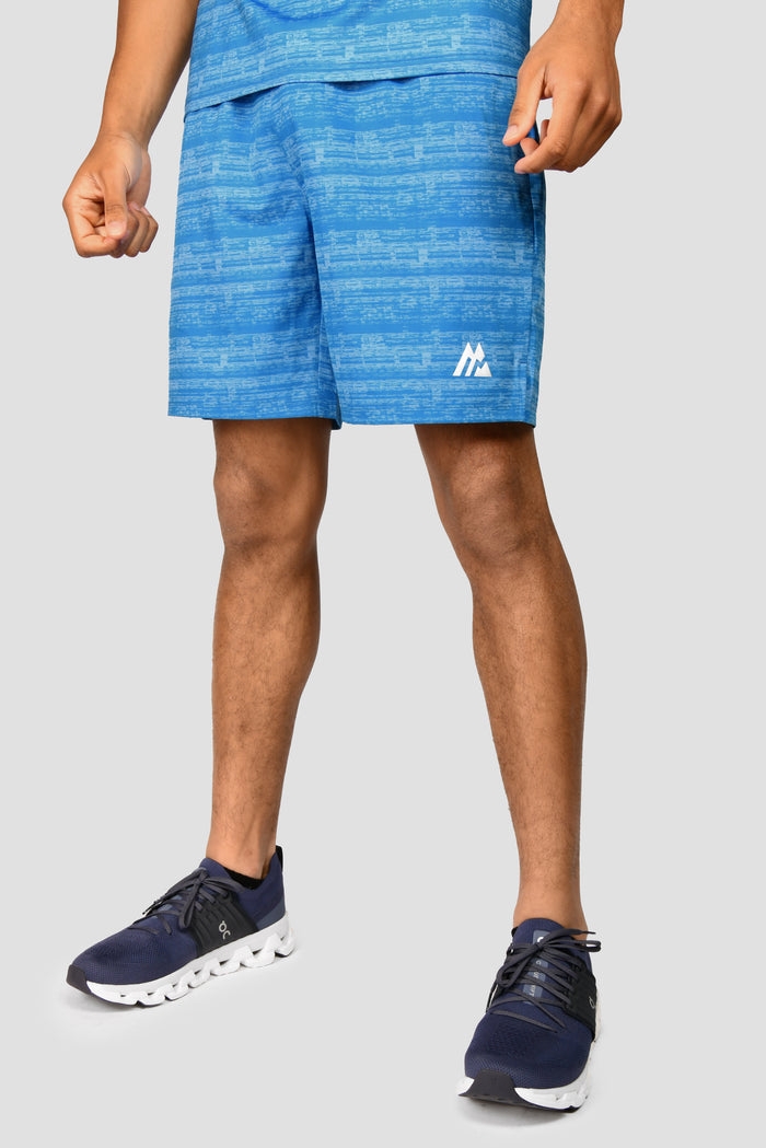 Pacer Printed Short - Moroccan Blue/Egyptian Blue