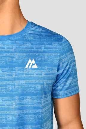 Pacer Printed T-Shirt - Moroccan Blue/Egyptian Blue