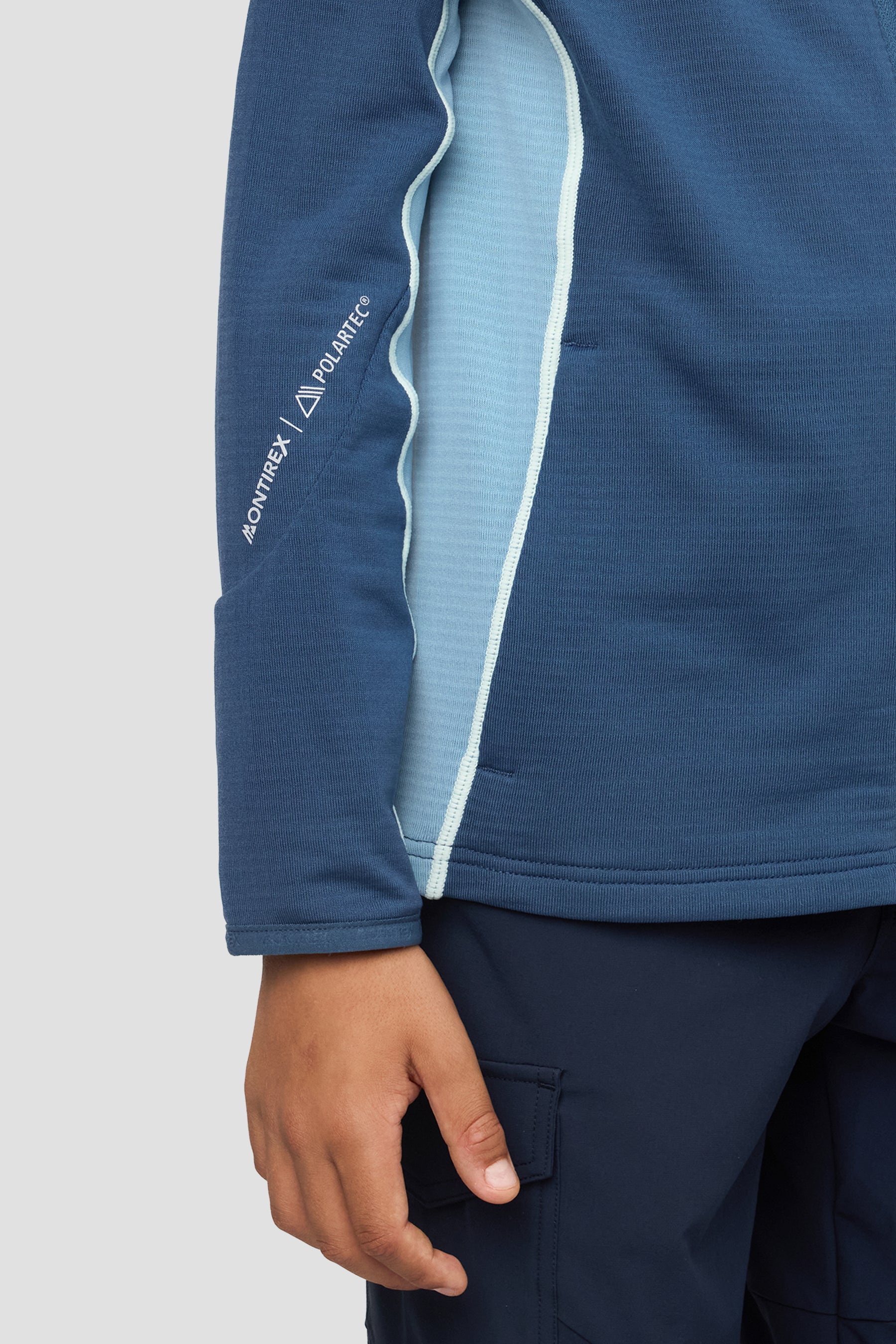 Boys Brink Polartec® Fleece Hood - Naval/Midnight Blue